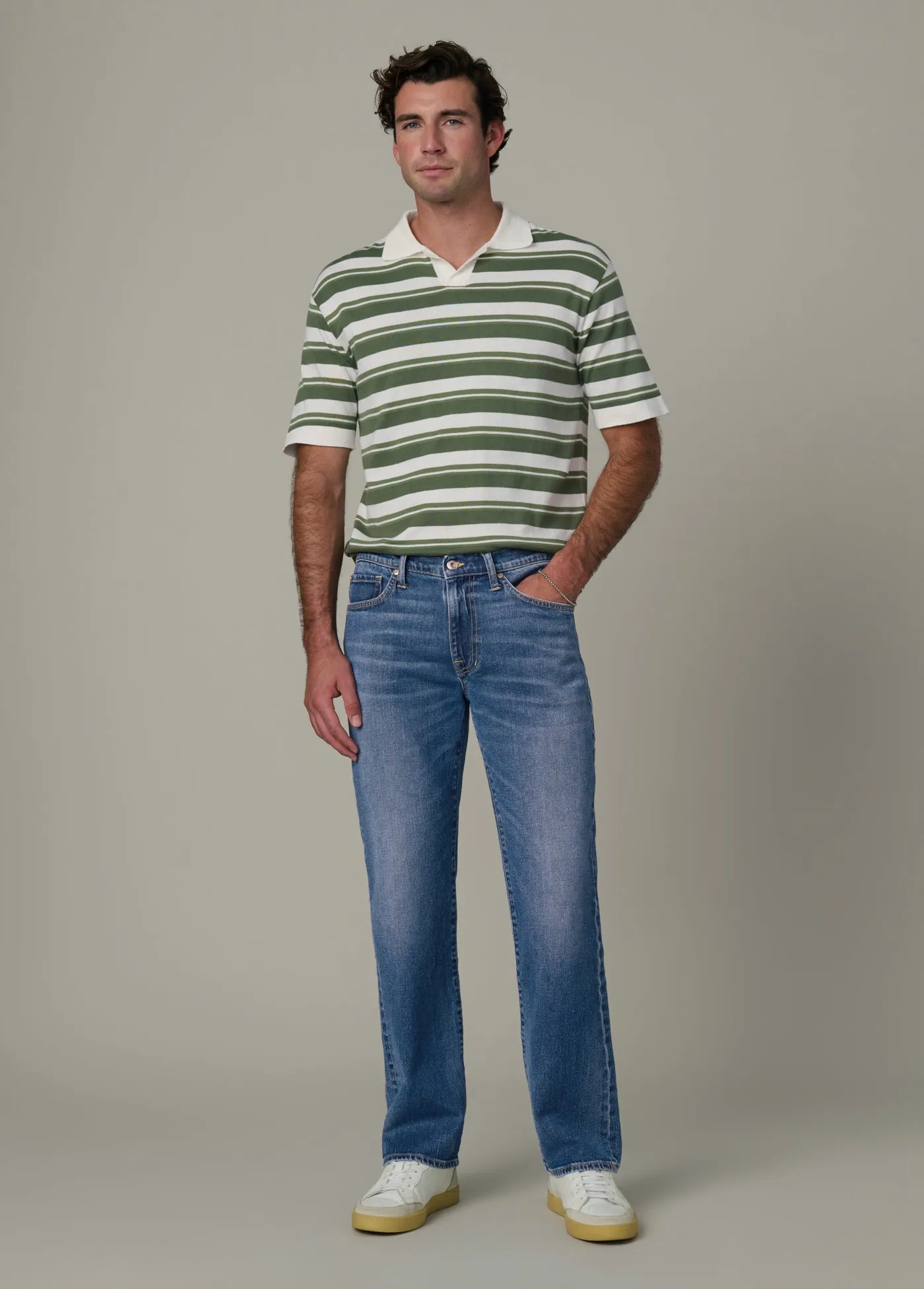 STRIPED CLUB POLO sold by Joe's Jeans product image thumbnail 2
