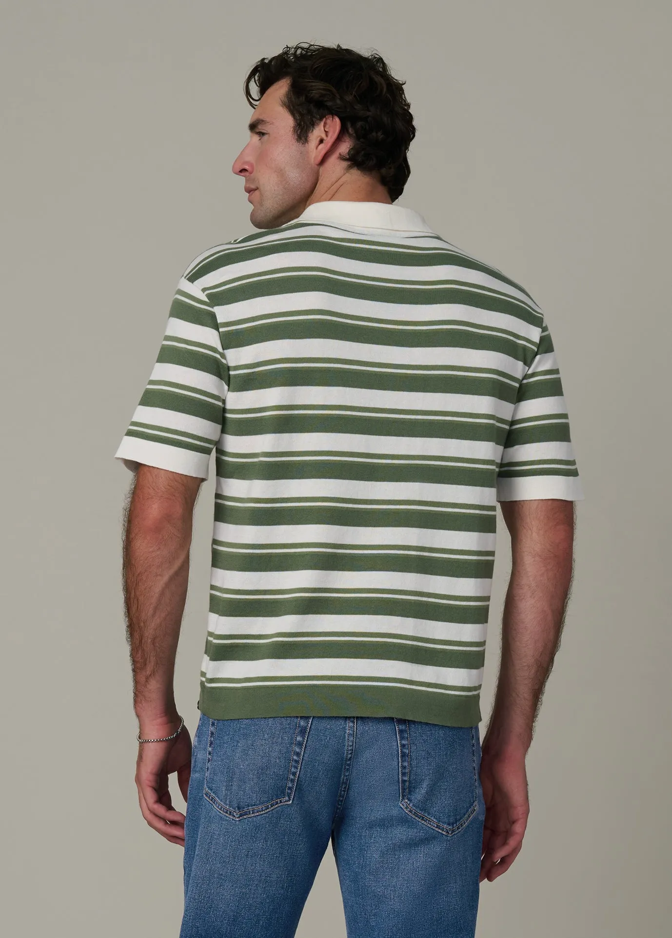 STRIPED CLUB POLO sold by Joe's Jeans product image thumbnail 4