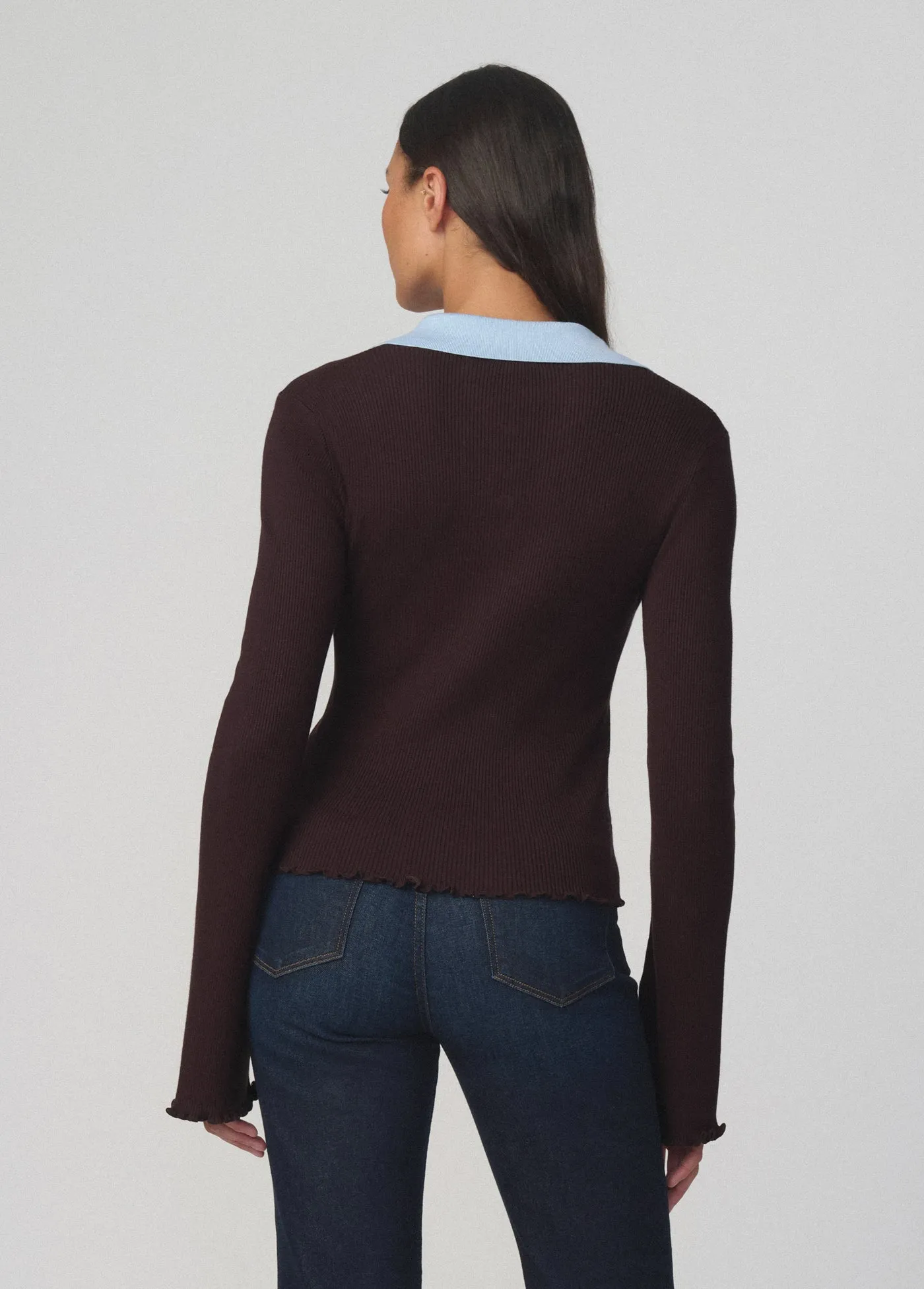 THE RILEY POLO SWEATER sold by Joe's Jeans product image thumbnail 4