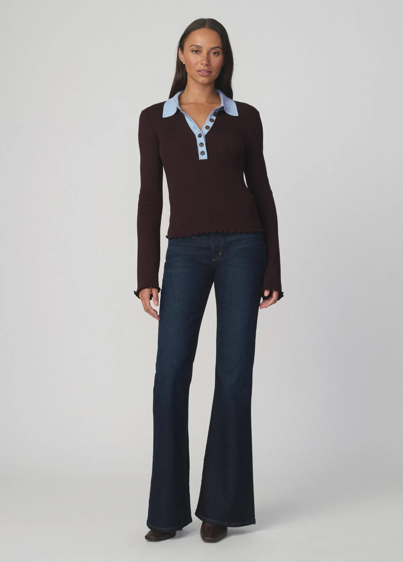 THE RILEY POLO SWEATER sold by Joe's Jeans product image thumbnail 2