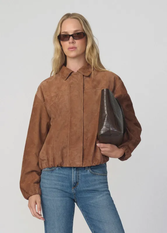 THE BELLA SUEDE BOMBER JACKET made by Joe's Jeans