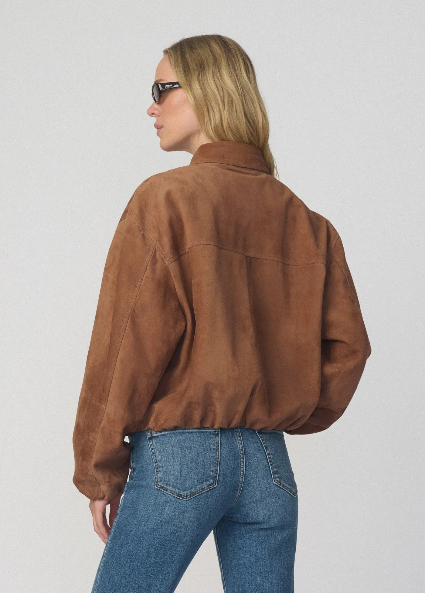 THE BELLA SUEDE BOMBER JACKET sold by Joe's Jeans product image thumbnail 4