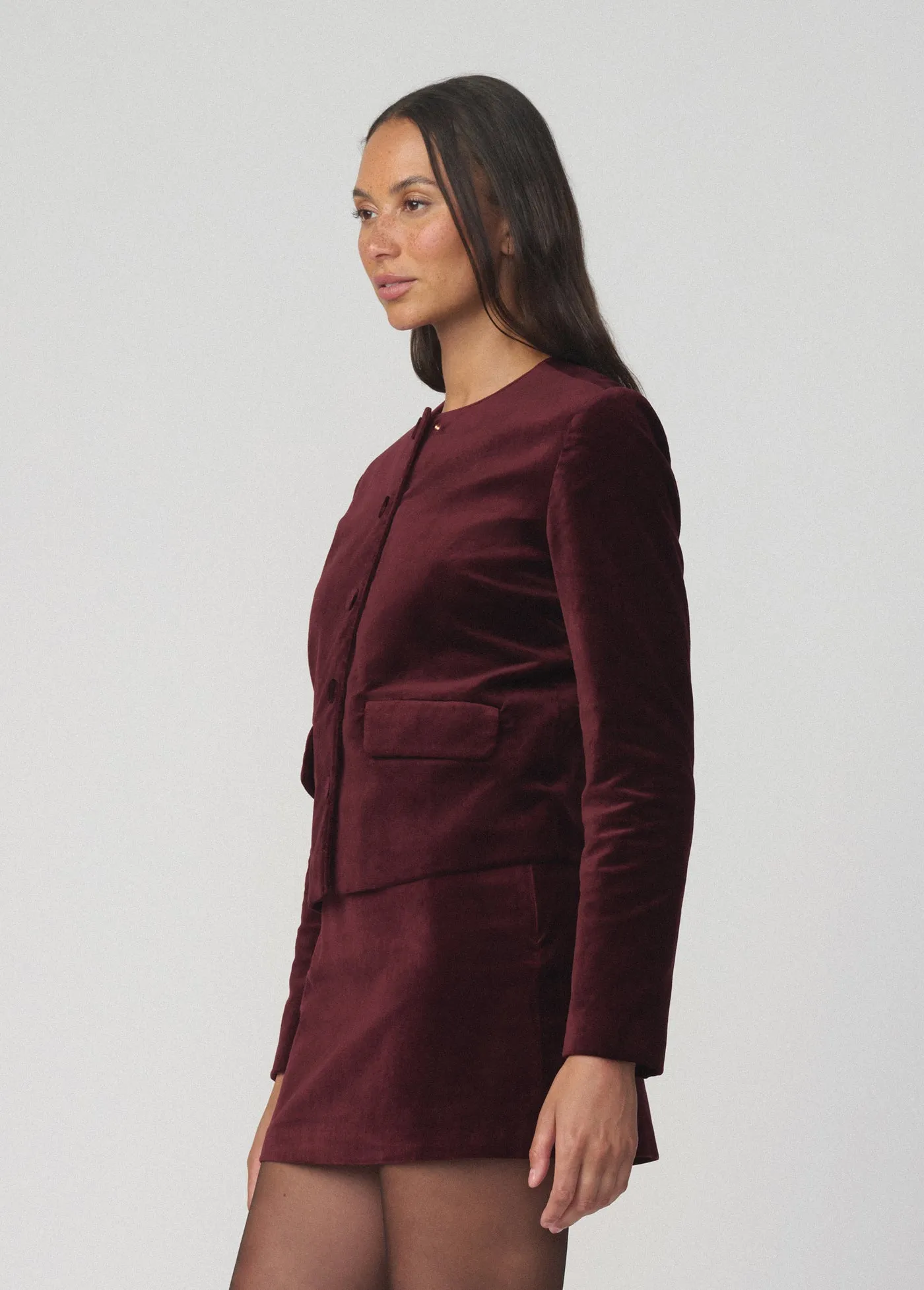 THE VELVETEEN LADY LIKE JACKET sold by Joe's Jeans product image thumbnail 4