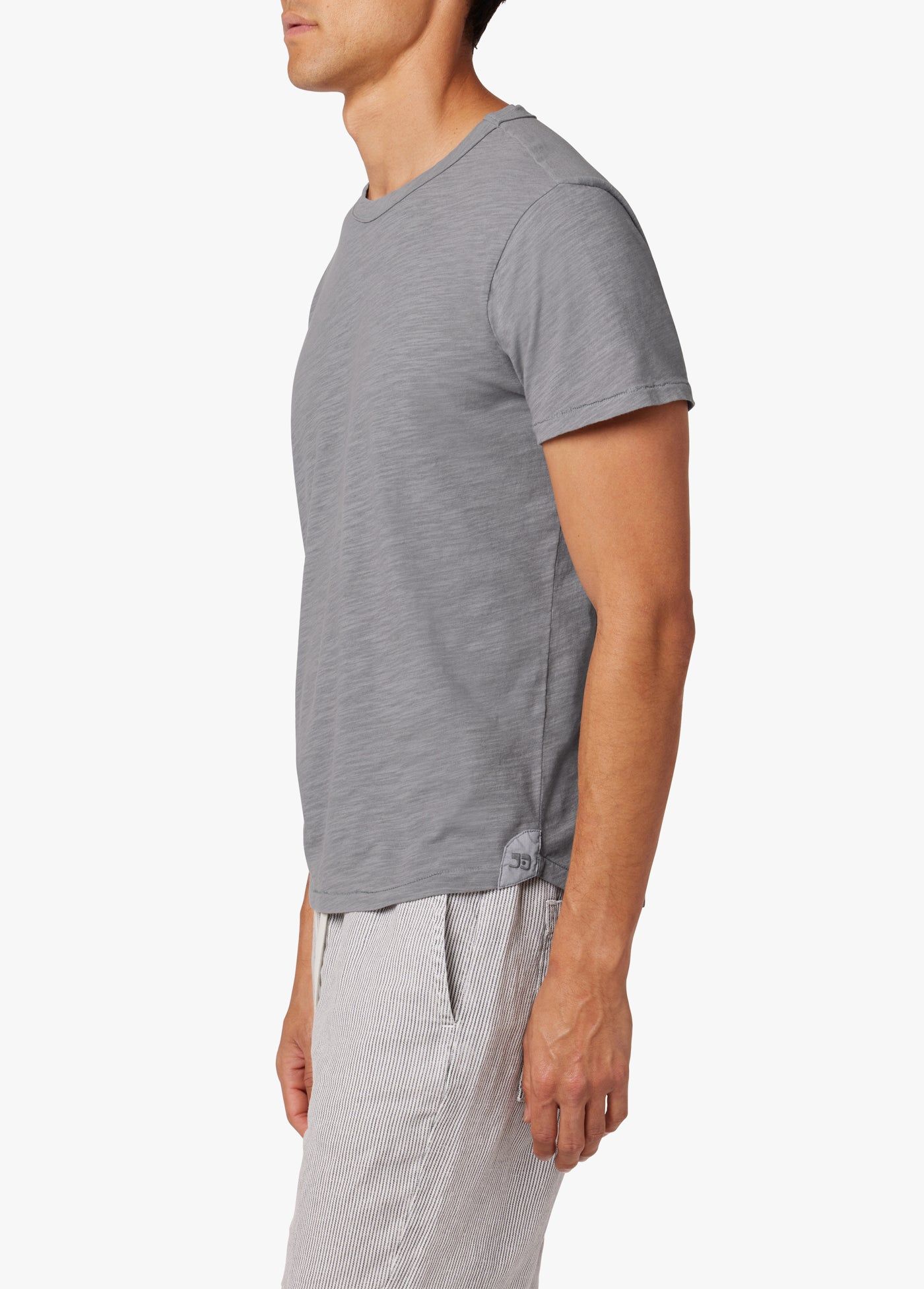 ESSENTIAL CURVED HEM SLUB TEE sold by Joe's Jeans product image thumbnail 2