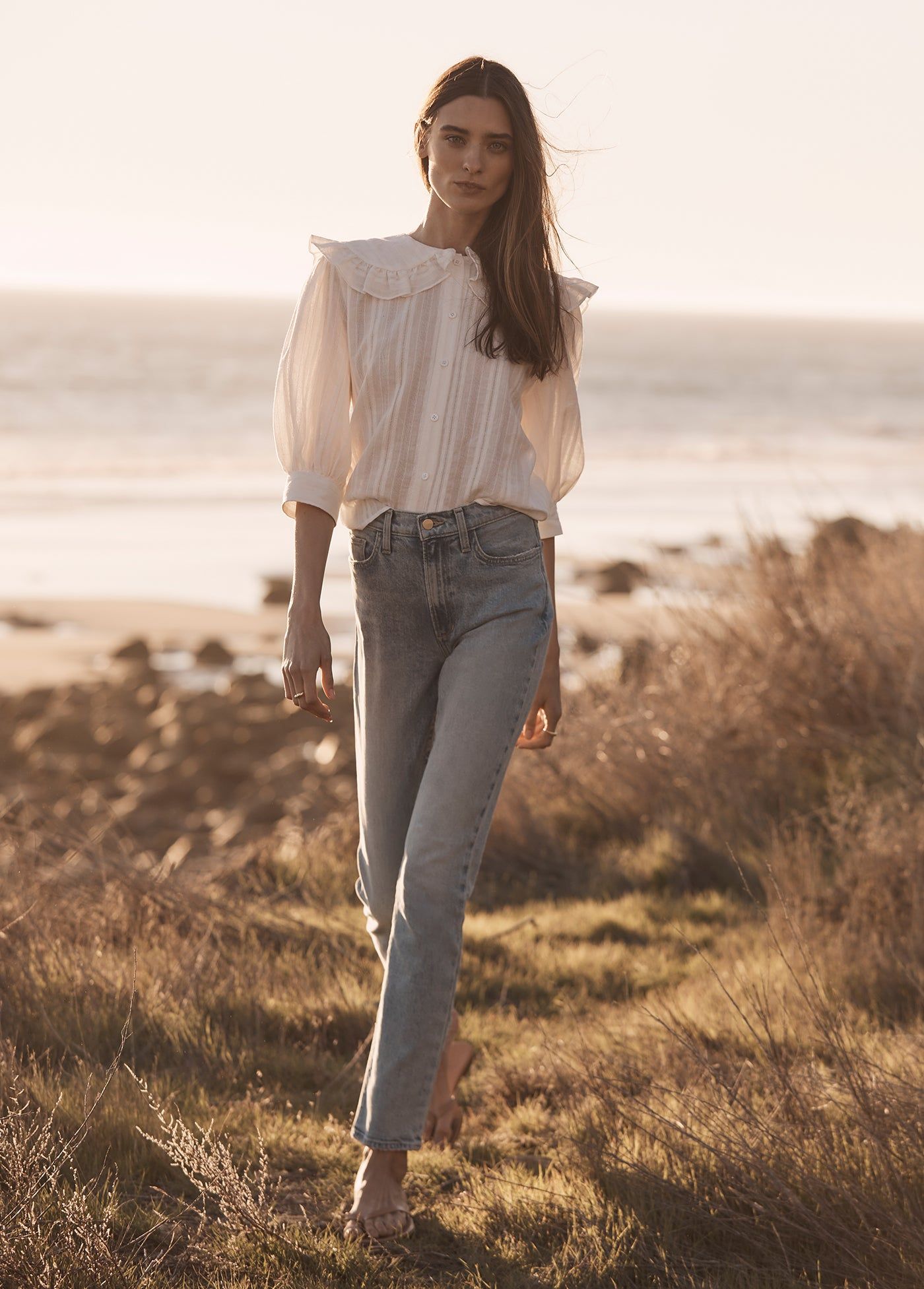 MADELAINE COLLAR BLOUSE sold by Joe's Jeans product image thumbnail 7