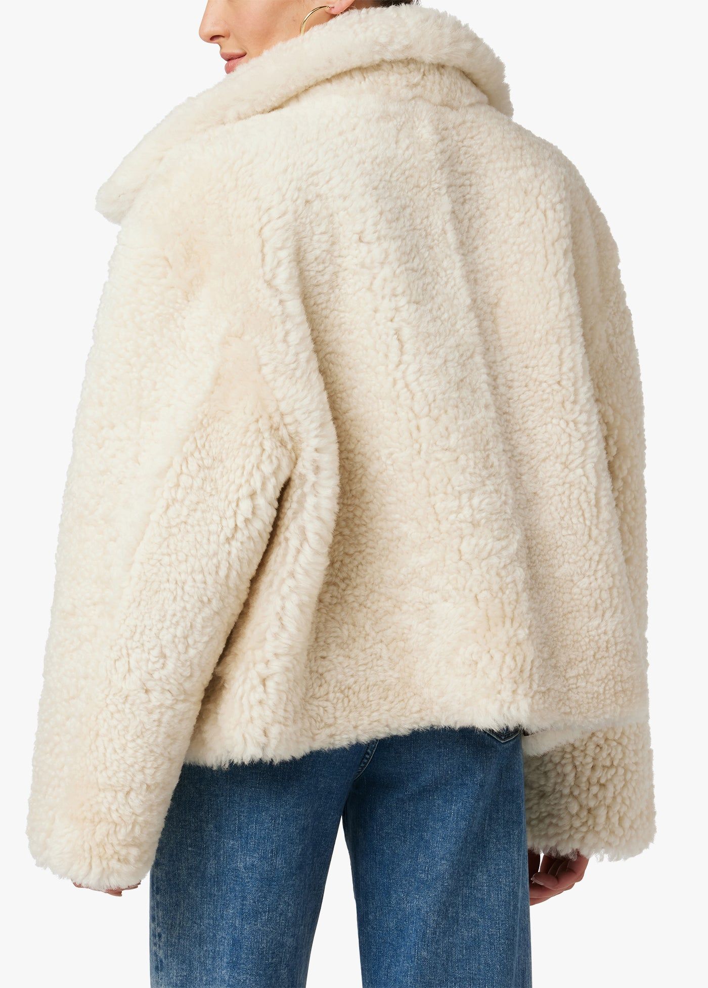 THE LISA REVERSIBLE SHEARLING LEATHER JACKET sold by Joe's Jeans product image thumbnail 7