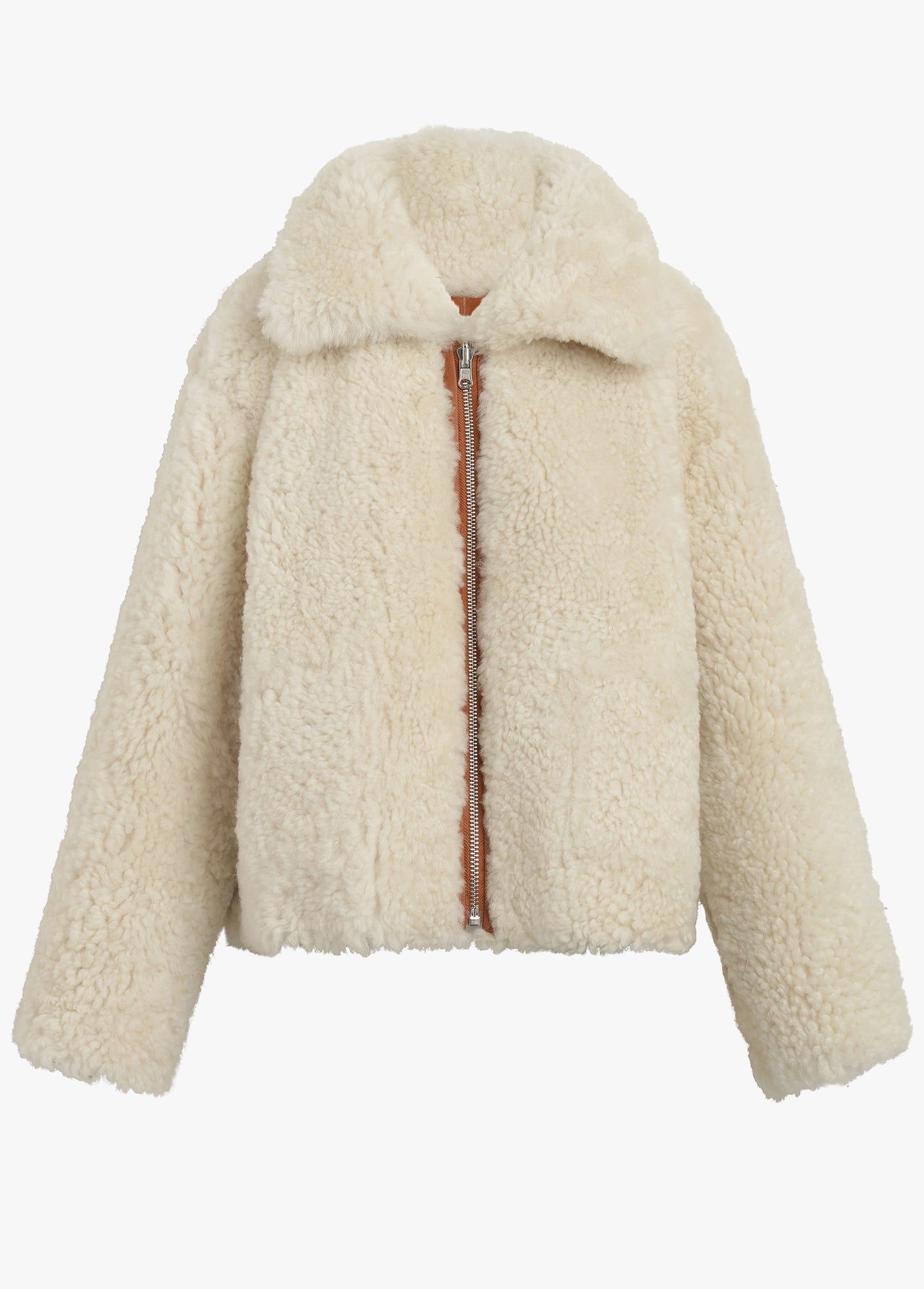 THE LISA REVERSIBLE SHEARLING LEATHER JACKET sold by Joe's Jeans product image thumbnail 18