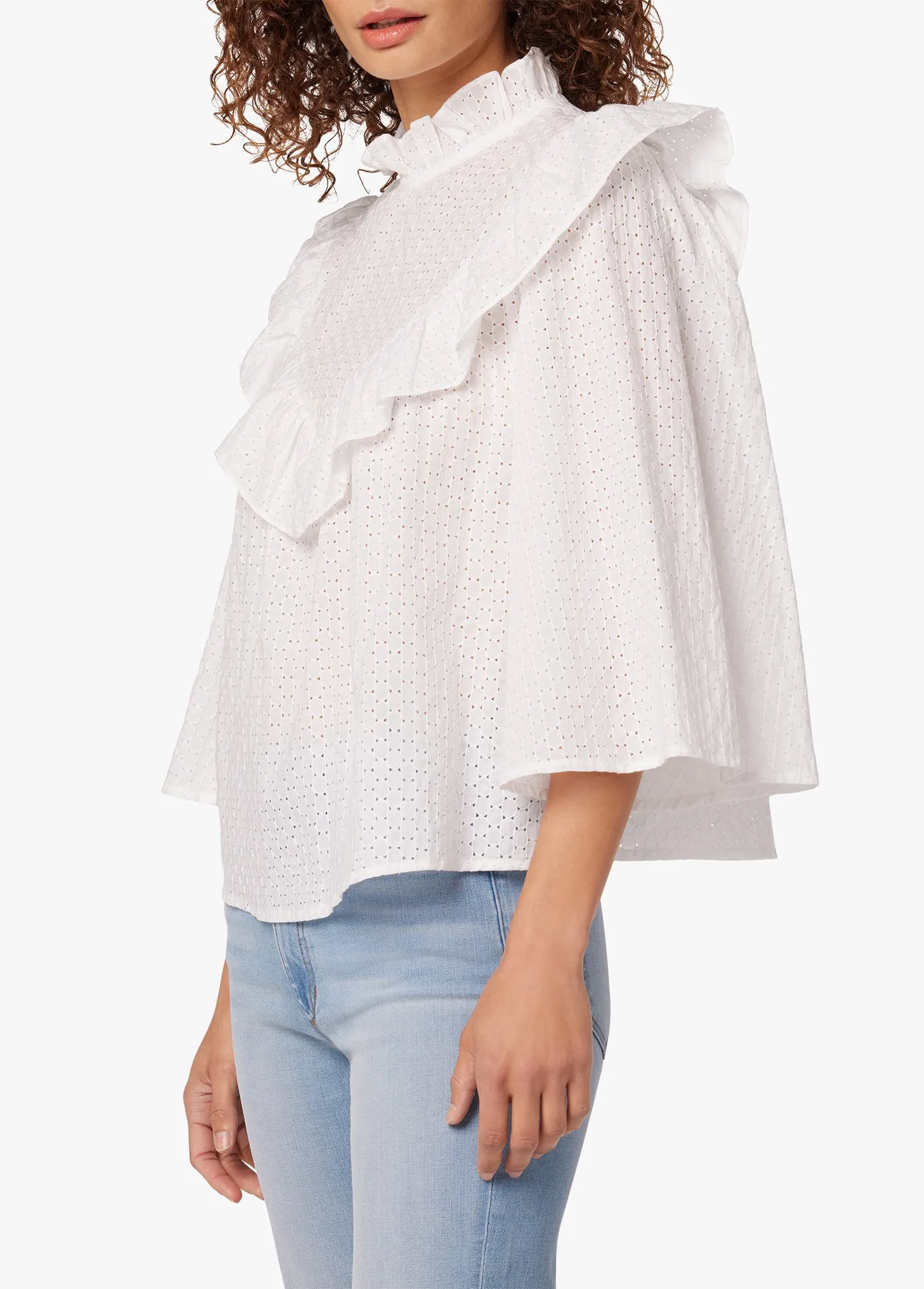 BRIELLE BRODERIE ANGLAIS BLOUSE sold by Joe's Jeans product image thumbnail 2