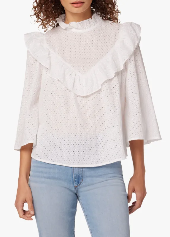 BRIELLE BRODERIE ANGLAIS BLOUSE sold by Joe's Jeans