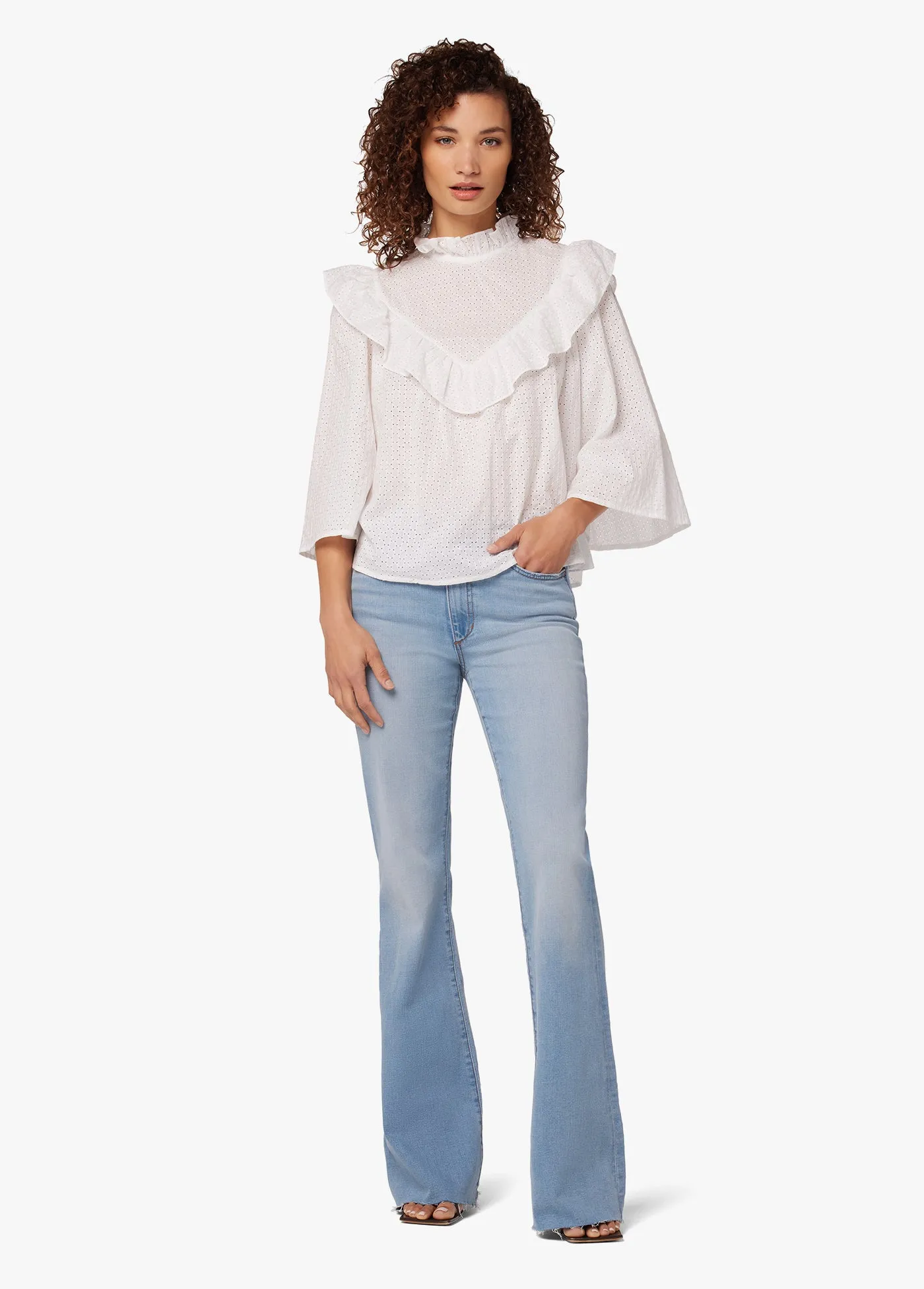 BRIELLE BRODERIE ANGLAIS BLOUSE sold by Joe's Jeans product image thumbnail 5