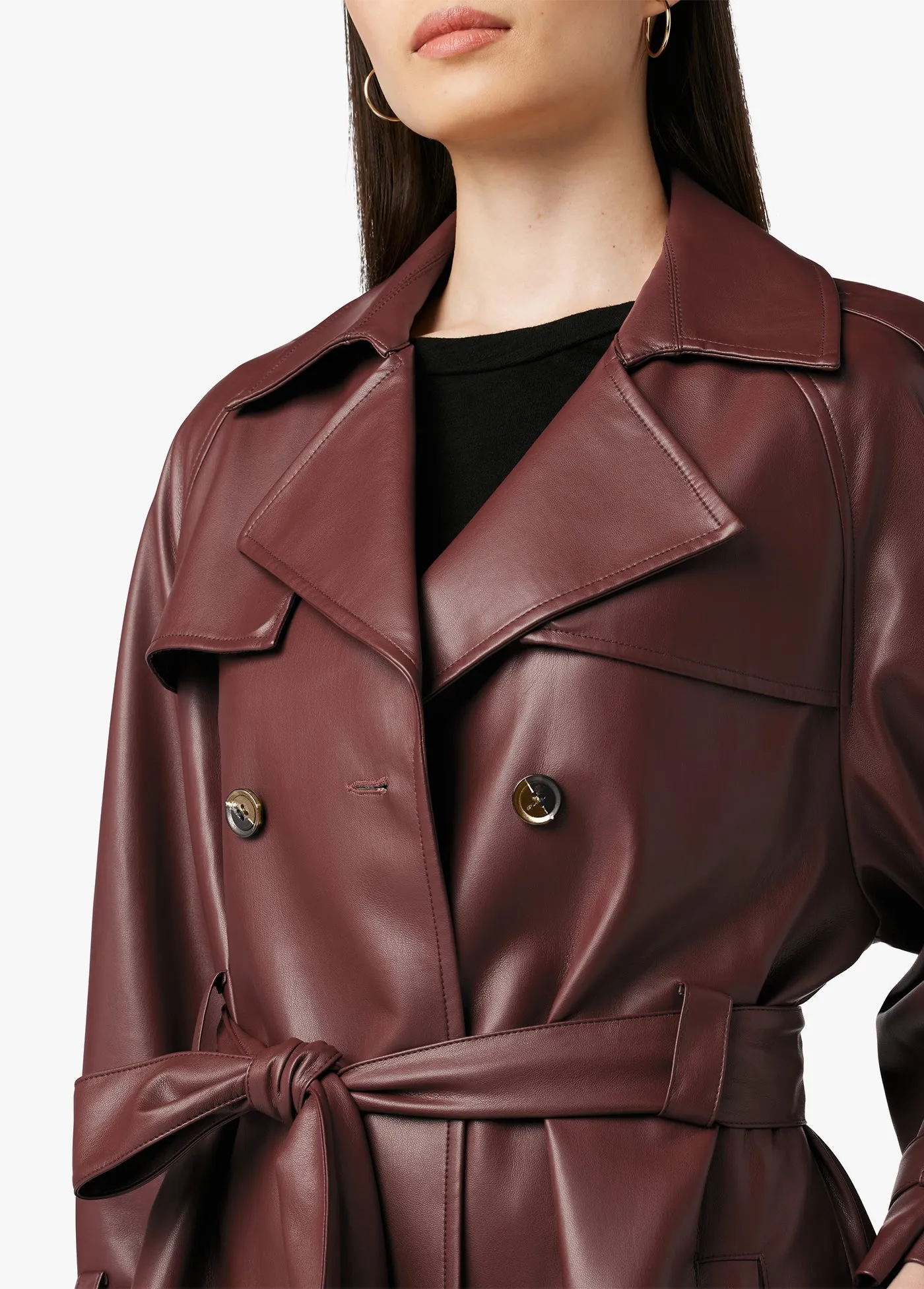 ELIZA VEGAN LEATHER TRENCH sold by Joe's Jeans product image thumbnail 5