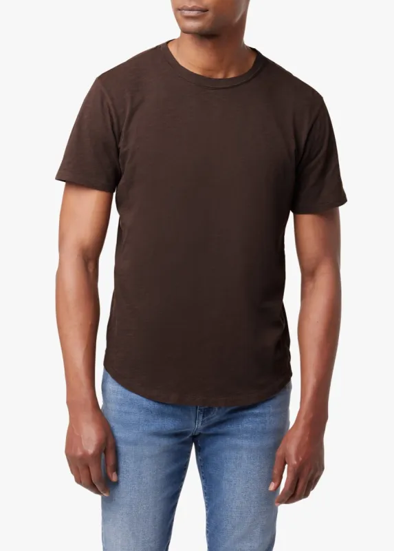 ESSENTIAL CURVED HEM SLUB TEE sold by Joe's Jeans