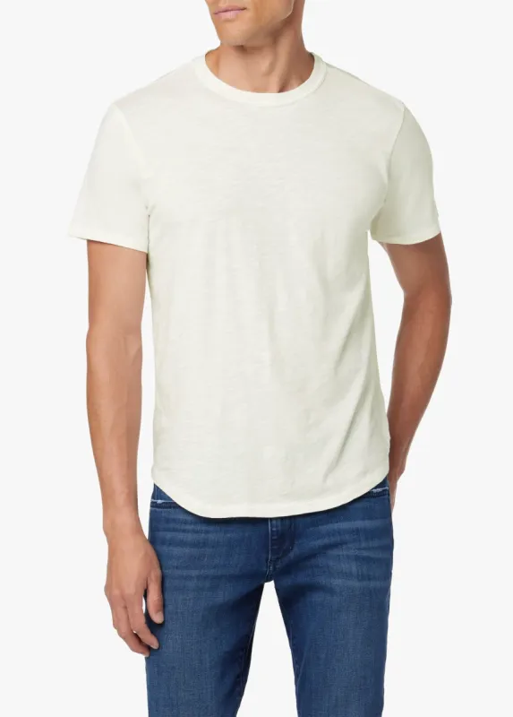 ESSENTIAL CURVED HEM SLUB TEE sold by Joe's Jeans