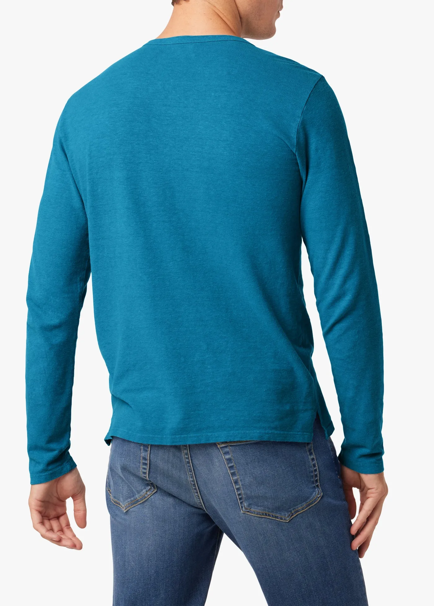 WINTZ L/S HEMP HENLEY sold by Joe's Jeans product image thumbnail 3