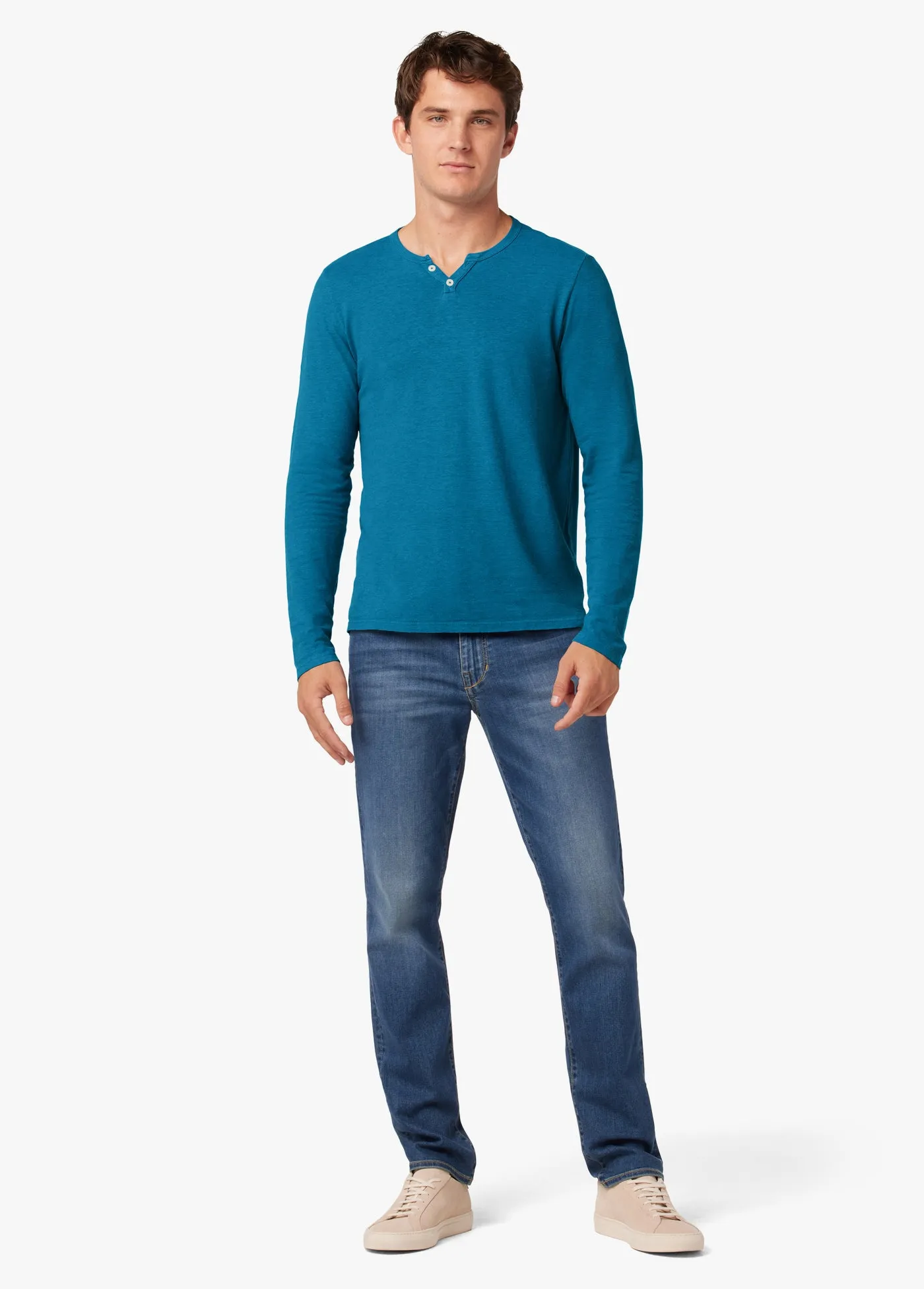 WINTZ L/S HEMP HENLEY sold by Joe's Jeans product image thumbnail 5
