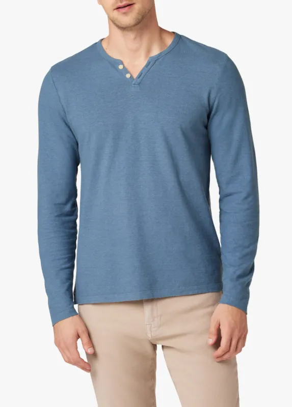 WINTZ LONG SLEEVE HEMP HENLEY made by Joe's Jeans