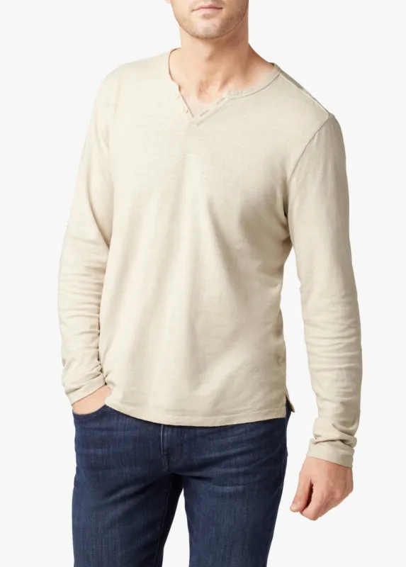 WINTZ L/S HEMP HENLEY made by Joe's Jeans