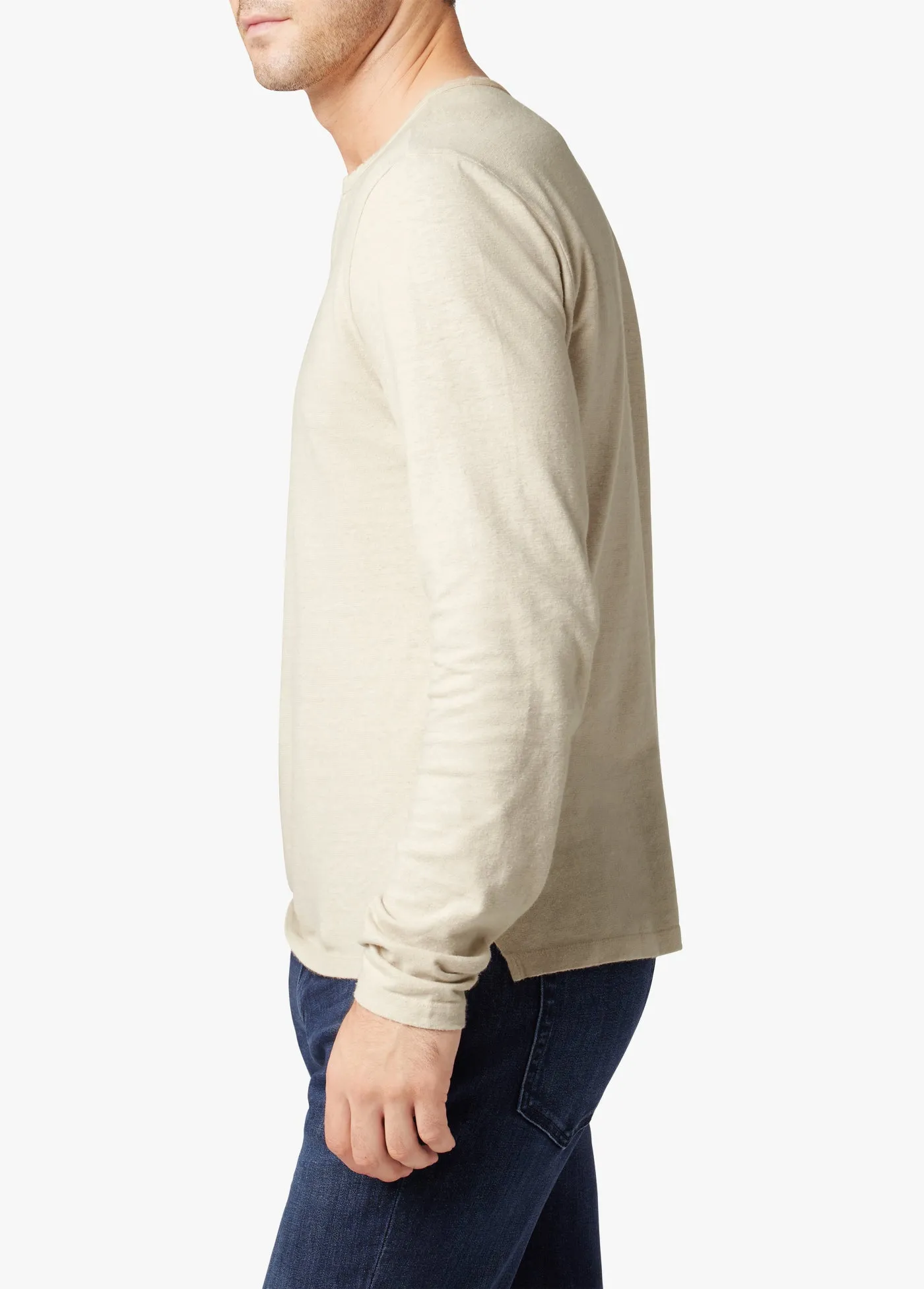 WINTZ L/S HEMP HENLEY sold by Joe's Jeans product image thumbnail 2