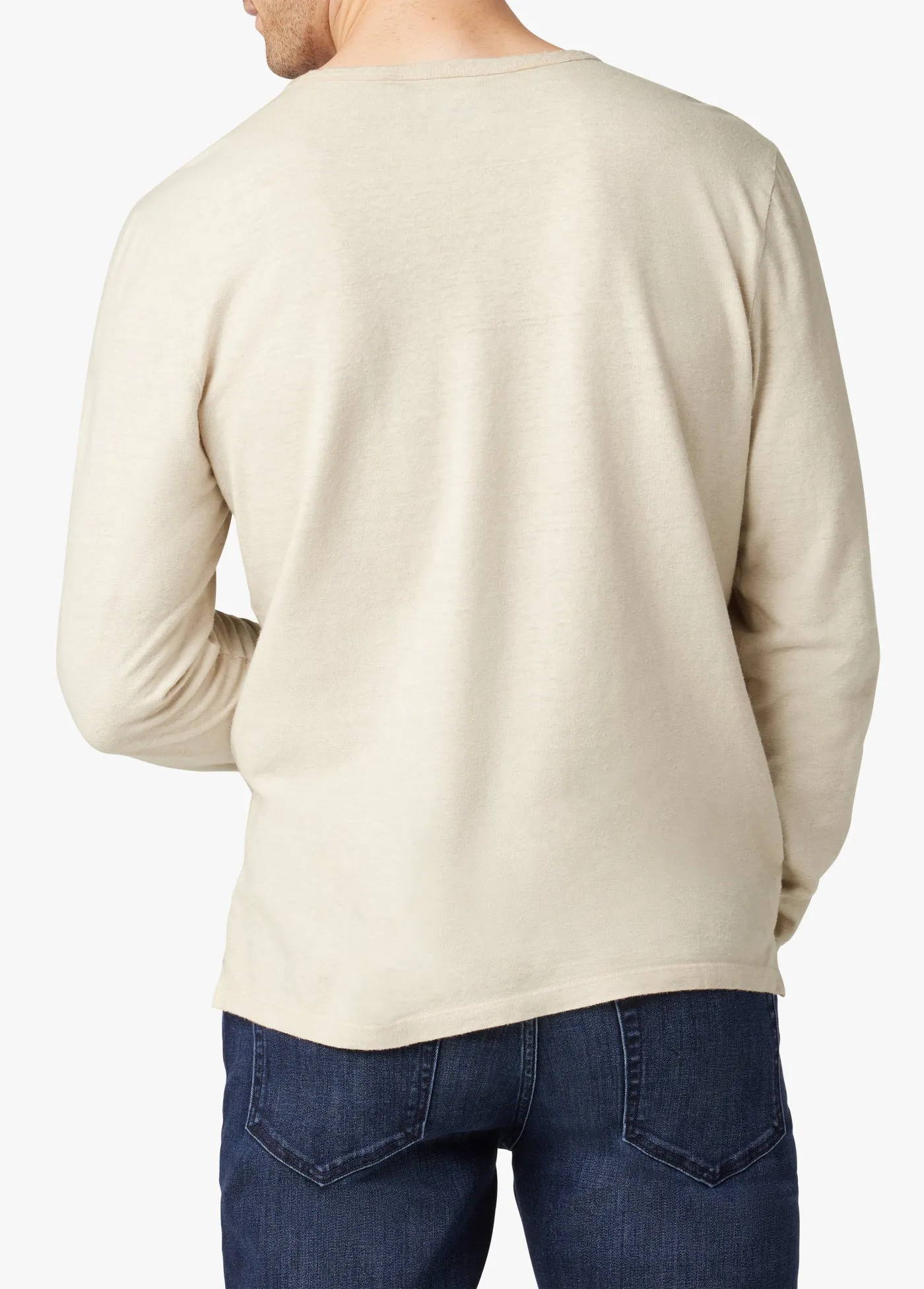 WINTZ L/S HEMP HENLEY sold by Joe's Jeans product image thumbnail 3