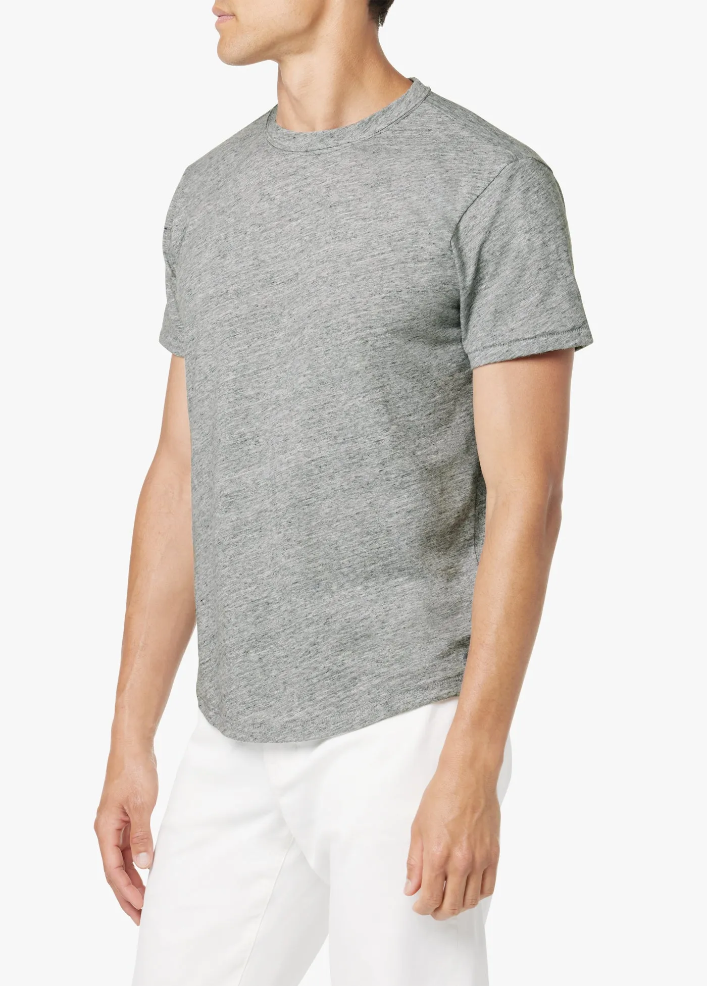 ESSENTIAL CURVED HEM SLUB TEE sold by Joe's Jeans product image thumbnail 2