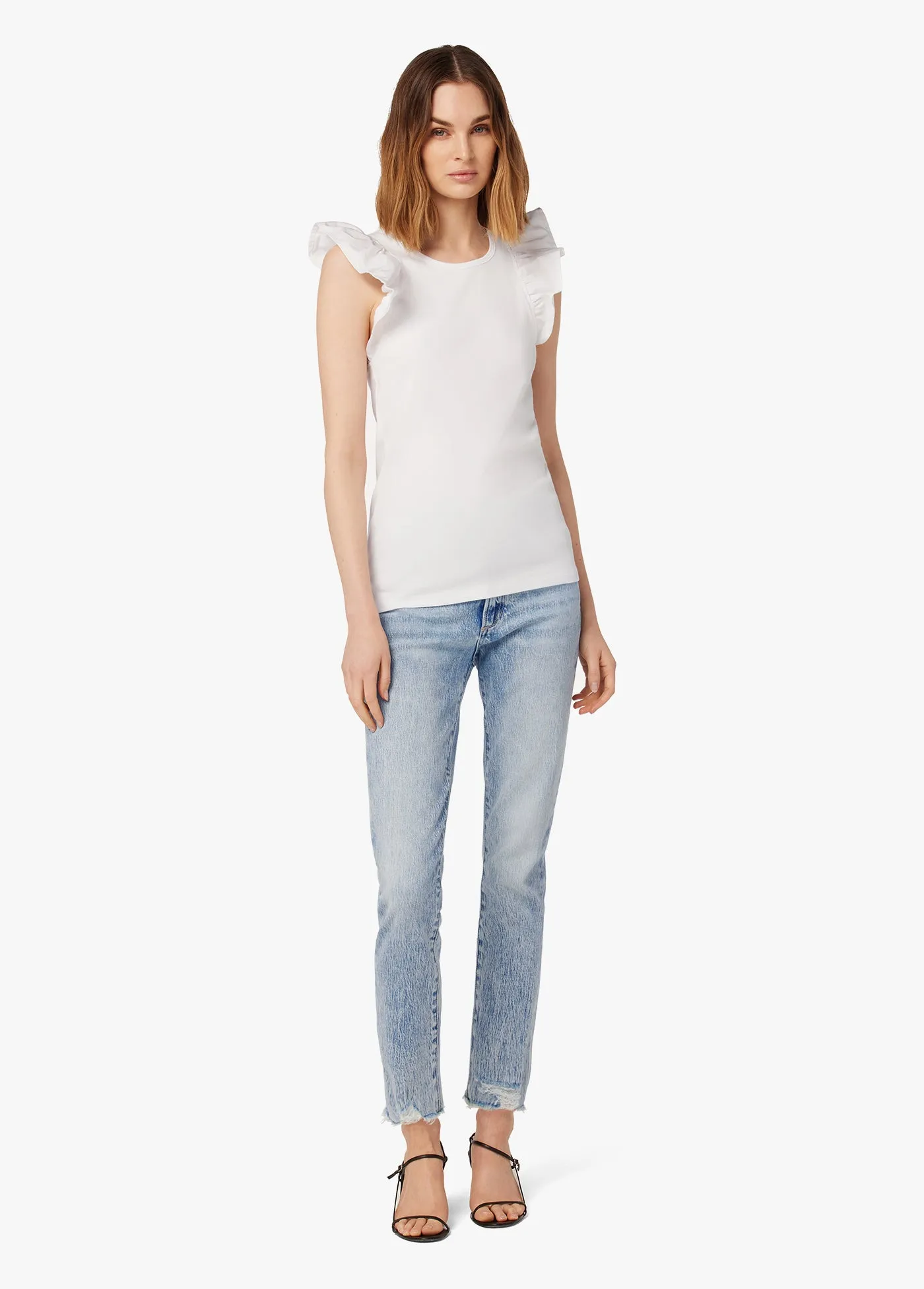 MELINDA FLUTTER SLEEVE TANK sold by Joe's Jeans product image thumbnail 5