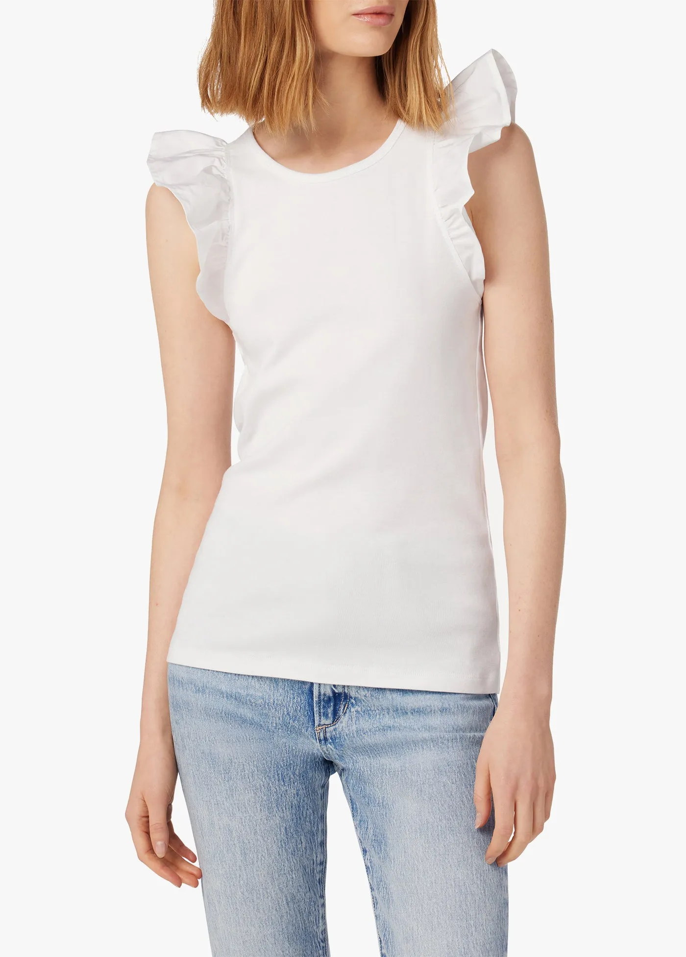 MELINDA FLUTTER SLEEVE TANK sold by Joe's Jeans