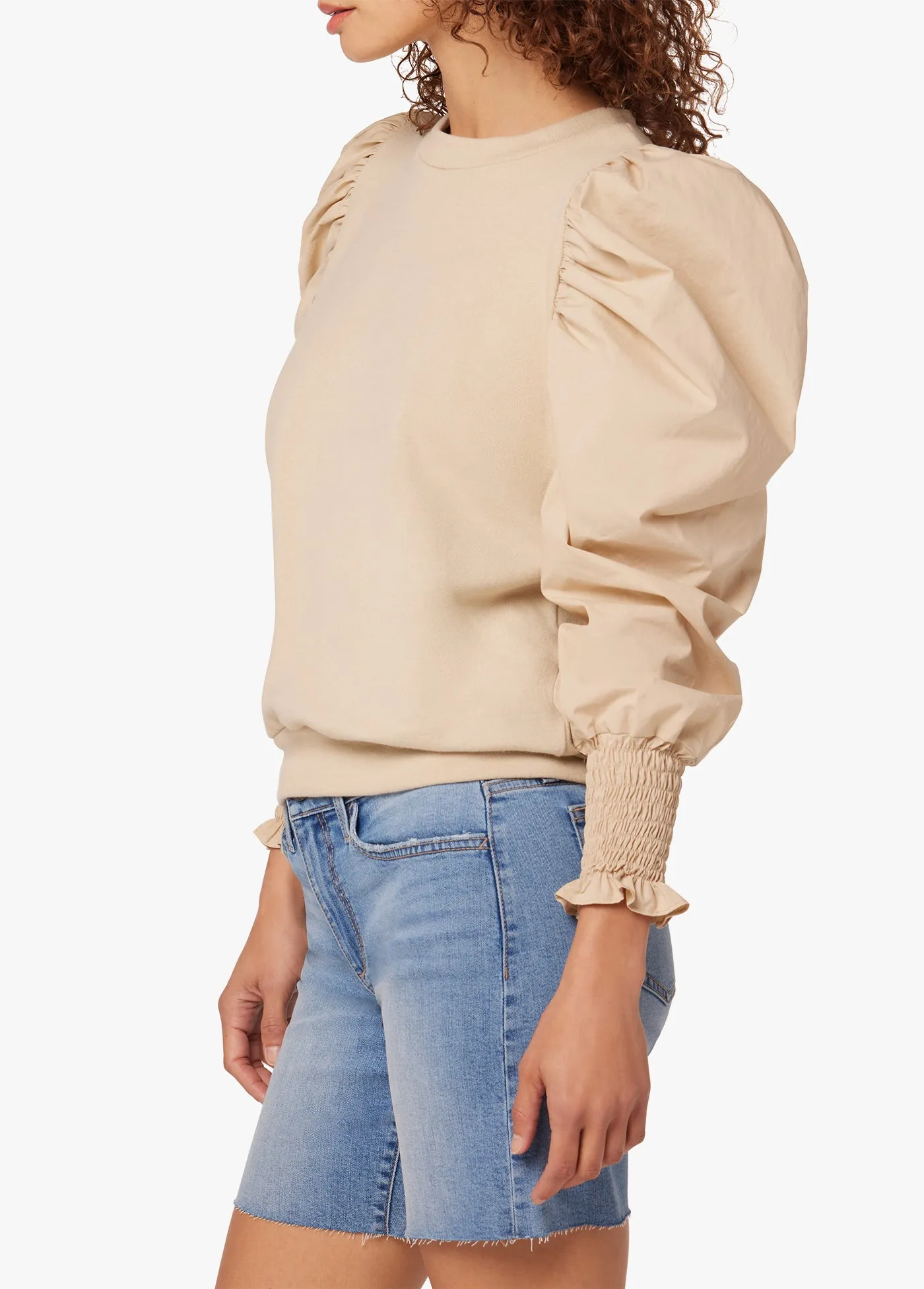 ESTELLE PUFF SLEEVE SWEATSHIRT sold by Joe's Jeans product image thumbnail 2