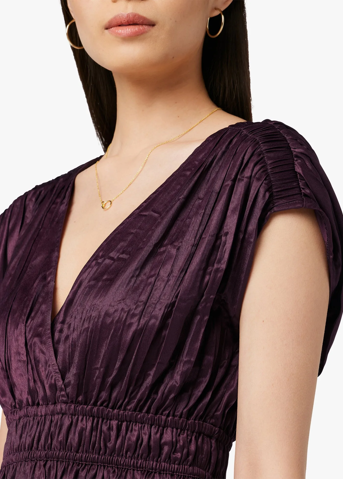 THE LEA SATIN SLEEVELESS TOP sold by Joe's Jeans product image thumbnail 4