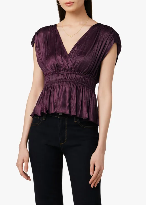 THE  LEA SATIN SLEEVELESS TOP sold by Joe's Jeans