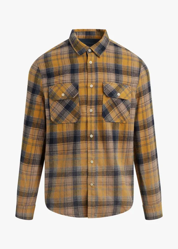 THE SHIRT BRUSHED YELLOW UNISEX FLANNEL sold by Joe's Jeans