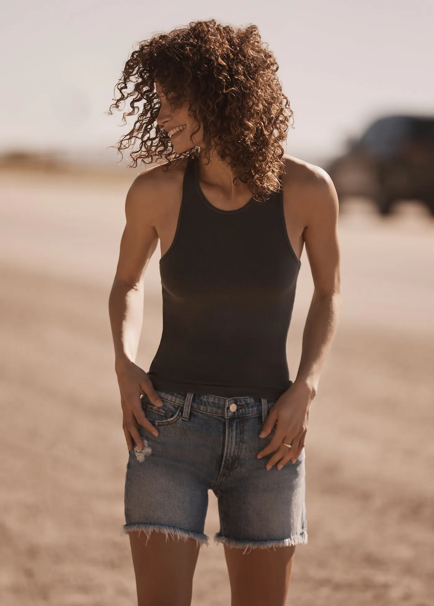 LOLLY RIB TANK sold by Joe's Jeans product image thumbnail 4