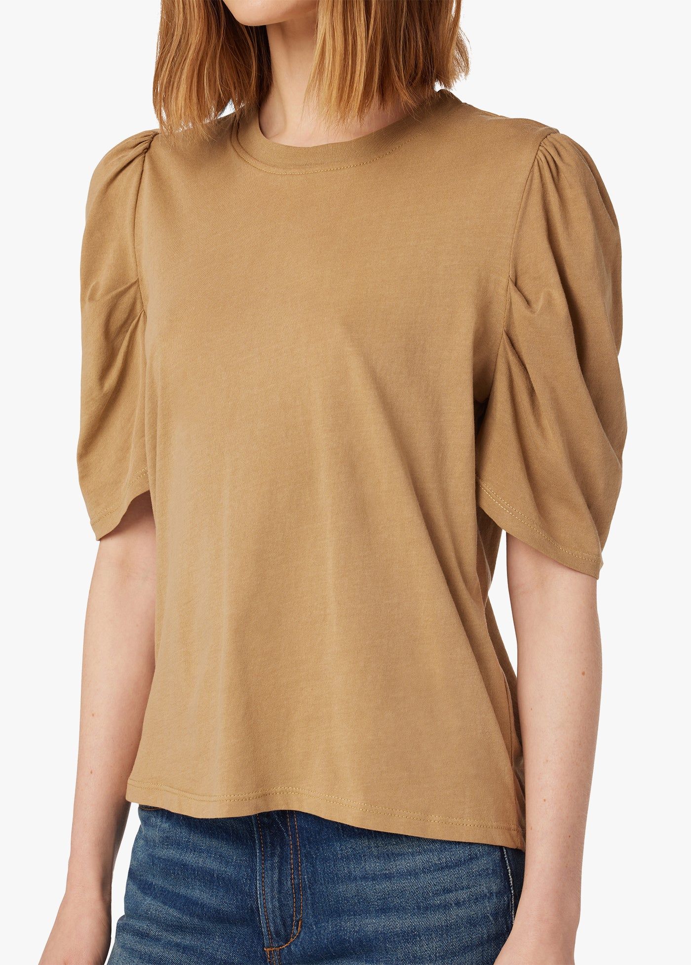 OLIVIA PUFF SLEEVE TEE sold by Joe's Jeans product image thumbnail 4