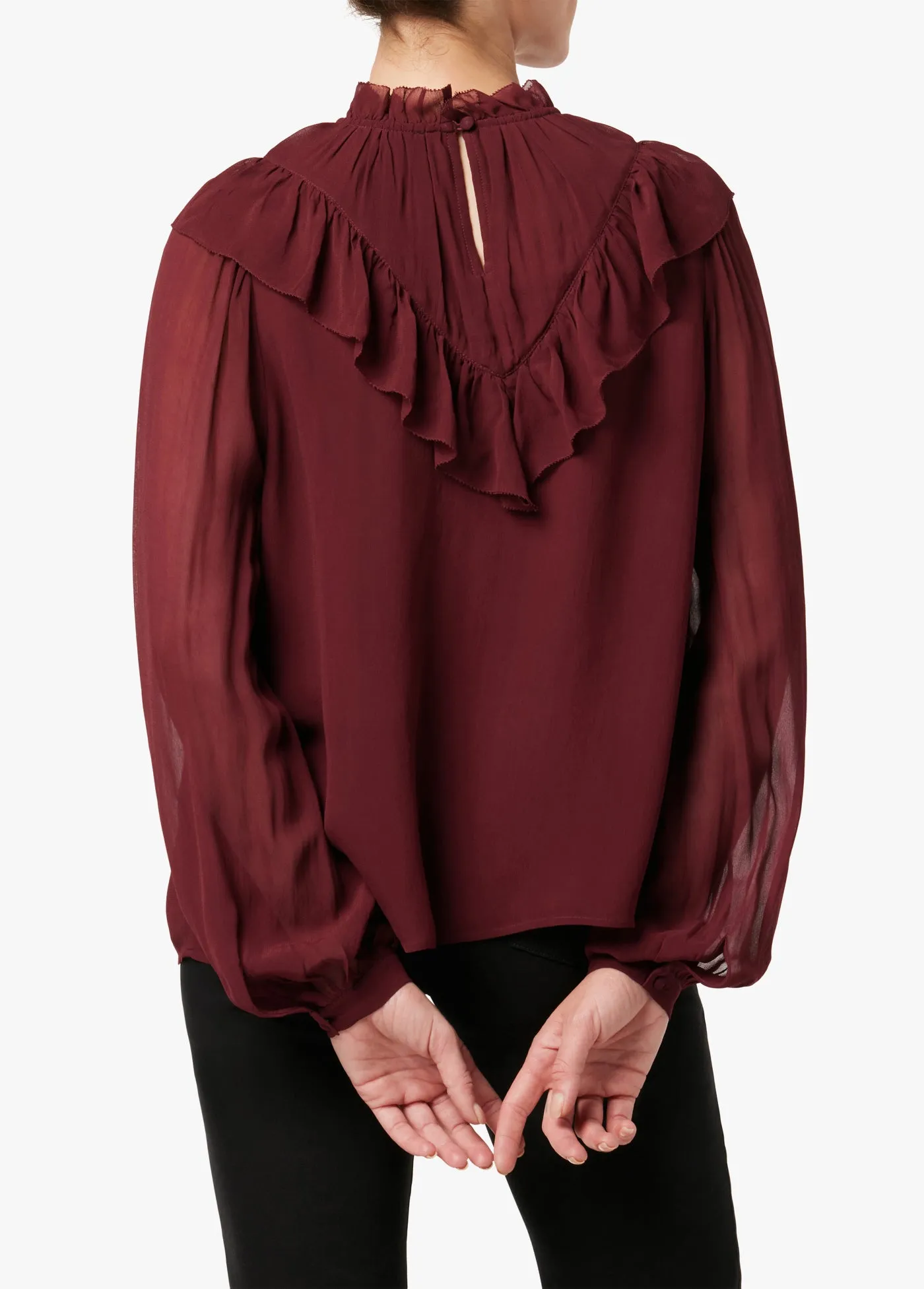 BAILEY RUFFLE BLOUSE sold by Joe's Jeans product image thumbnail 3
