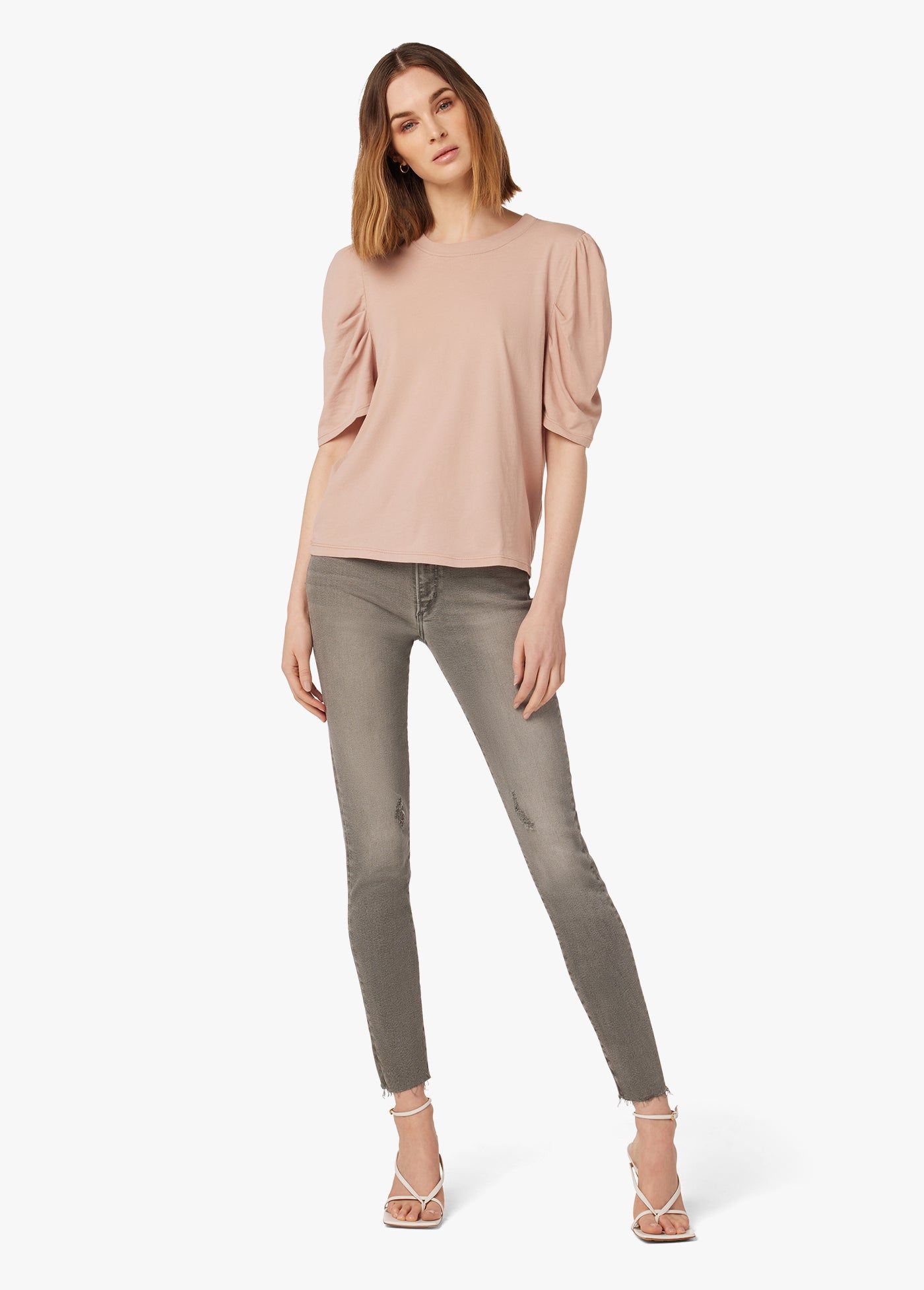 OLIVIA PUFF SLEEVE TEE sold by Joe's Jeans product image thumbnail 6