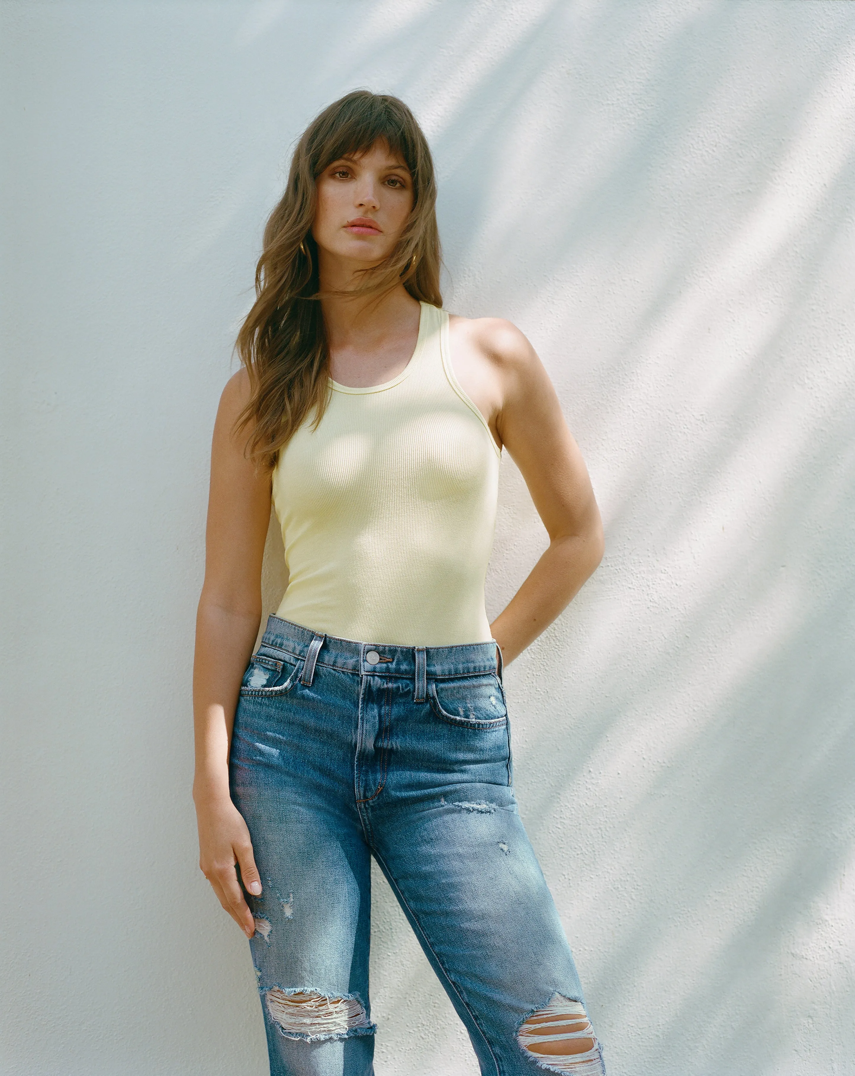LOLLY RIB TANK sold by Joe's Jeans product image thumbnail 4