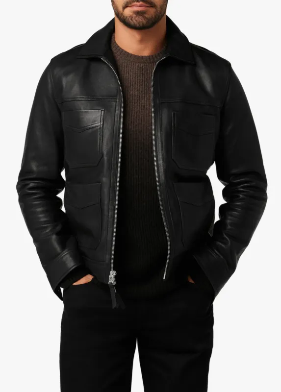 ELLIS LEATHER JACKET sold by Joe's Jeans