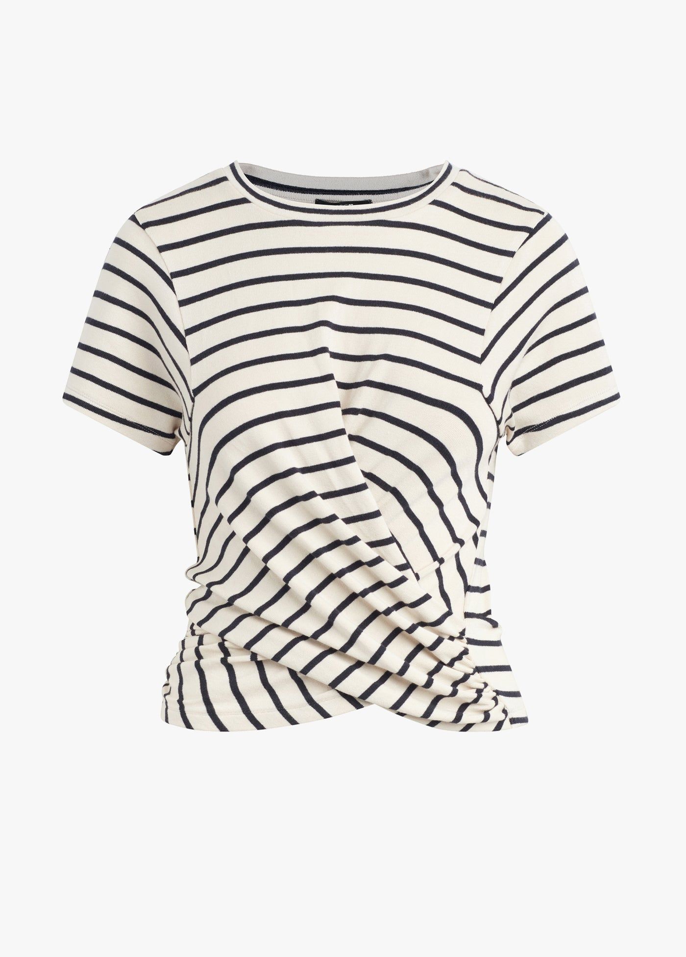 THE BRETON STRIPE CHLOE WRAP FRONT TOP sold by Joe's Jeans product image thumbnail 7