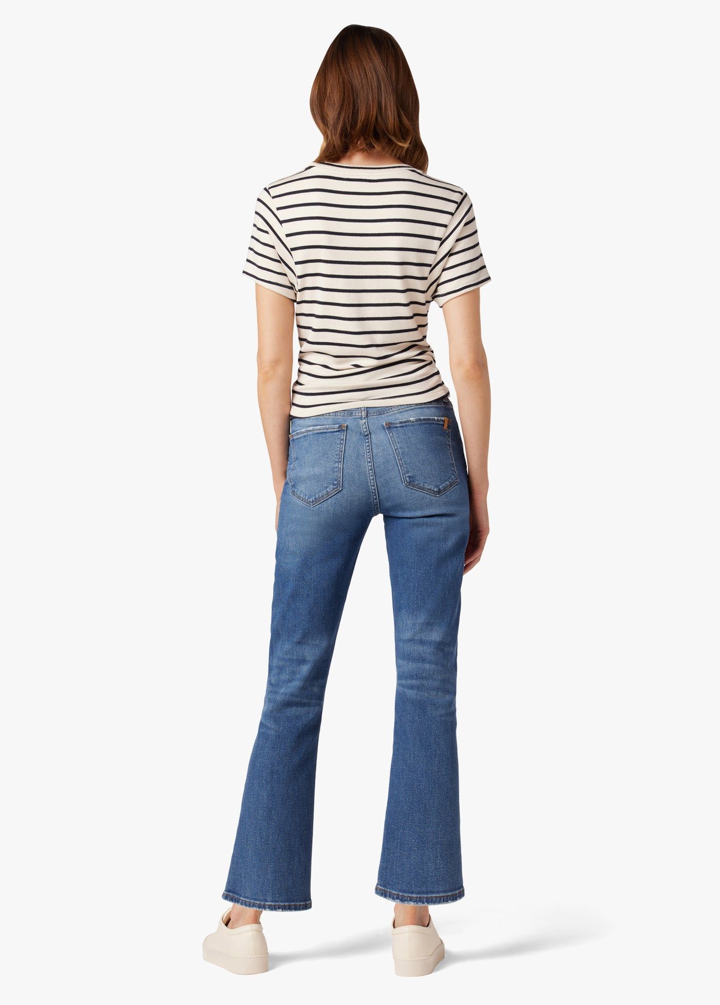 THE BRETON STRIPE CHLOE WRAP FRONT TOP sold by Joe's Jeans product image thumbnail 6