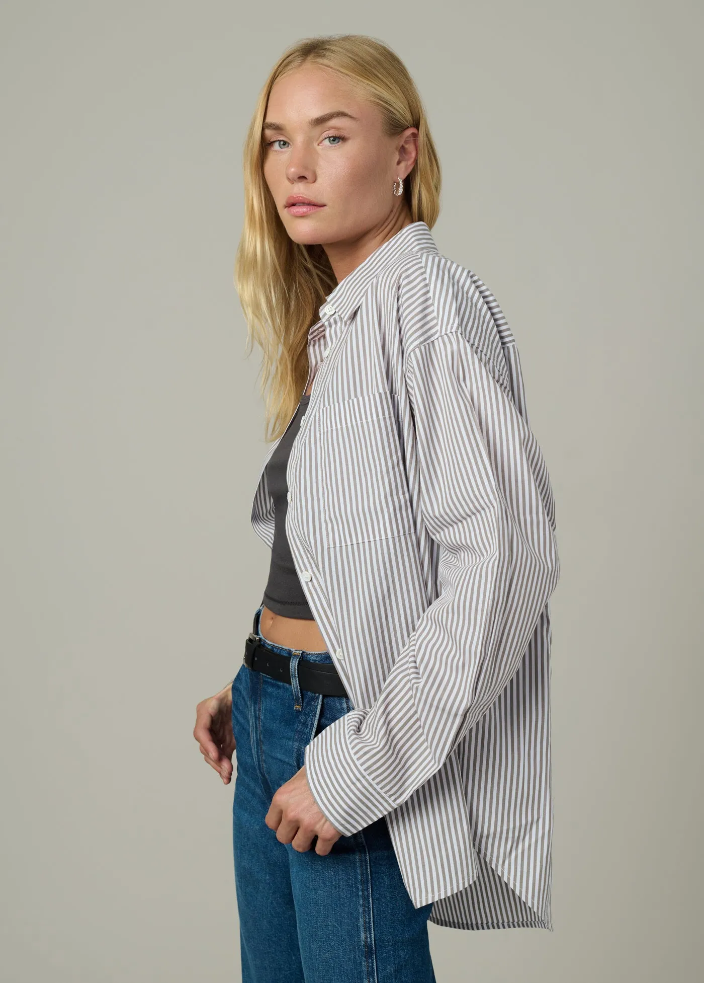 THE BOYFRIEND BUTTON DOWN SHIRT sold by Joe's Jeans product image thumbnail 4
