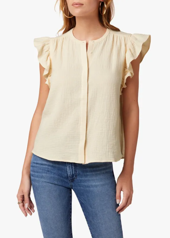 BARBARA RUFFLE TANK sold by Joe's Jeans