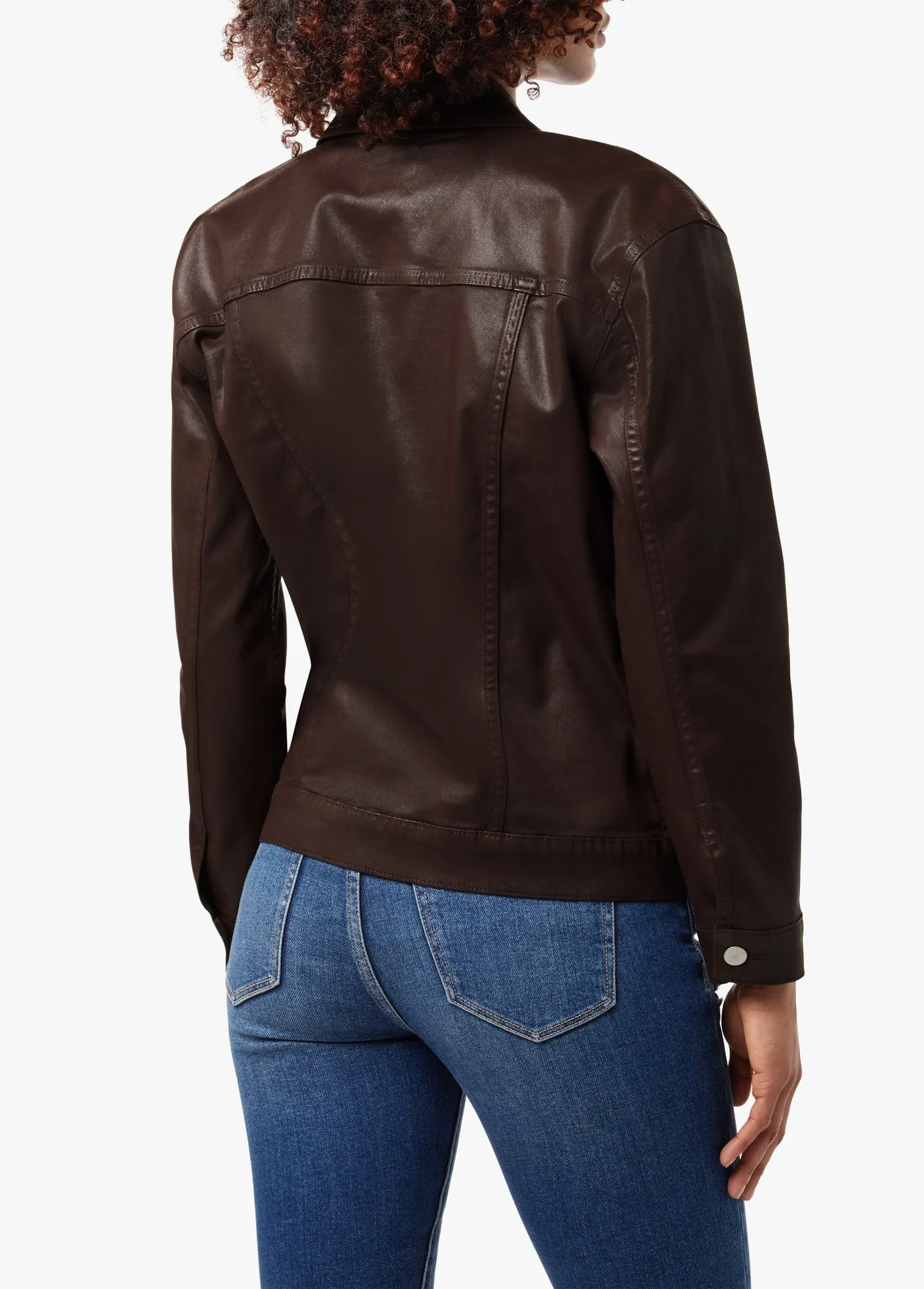 THE BOYFRIEND JACKET COATED sold by Joe's Jeans product image thumbnail 3