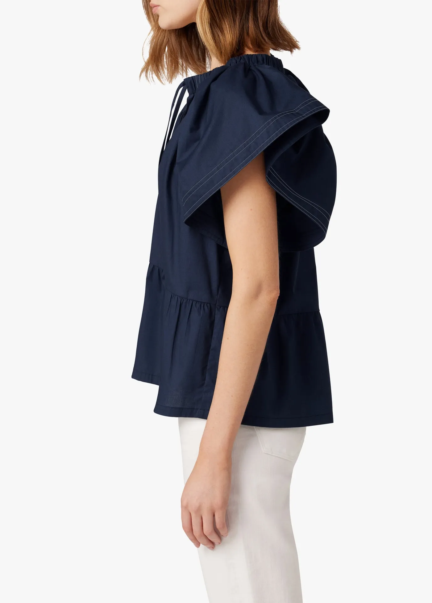 THE ADELYN FLUTTER SLEEVE TOP sold by Joe's Jeans product image thumbnail 2