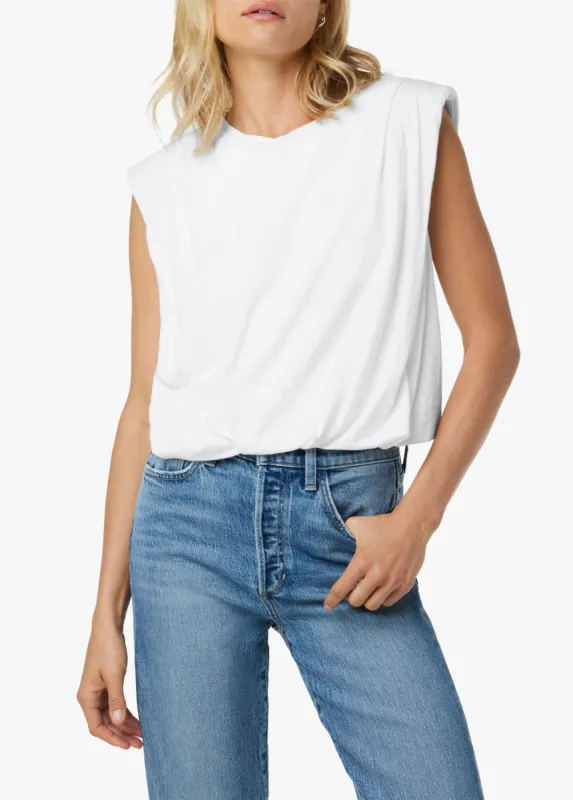 THE ARDEN SLUB SLEEVELESS TEE sold by Joe's Jeans