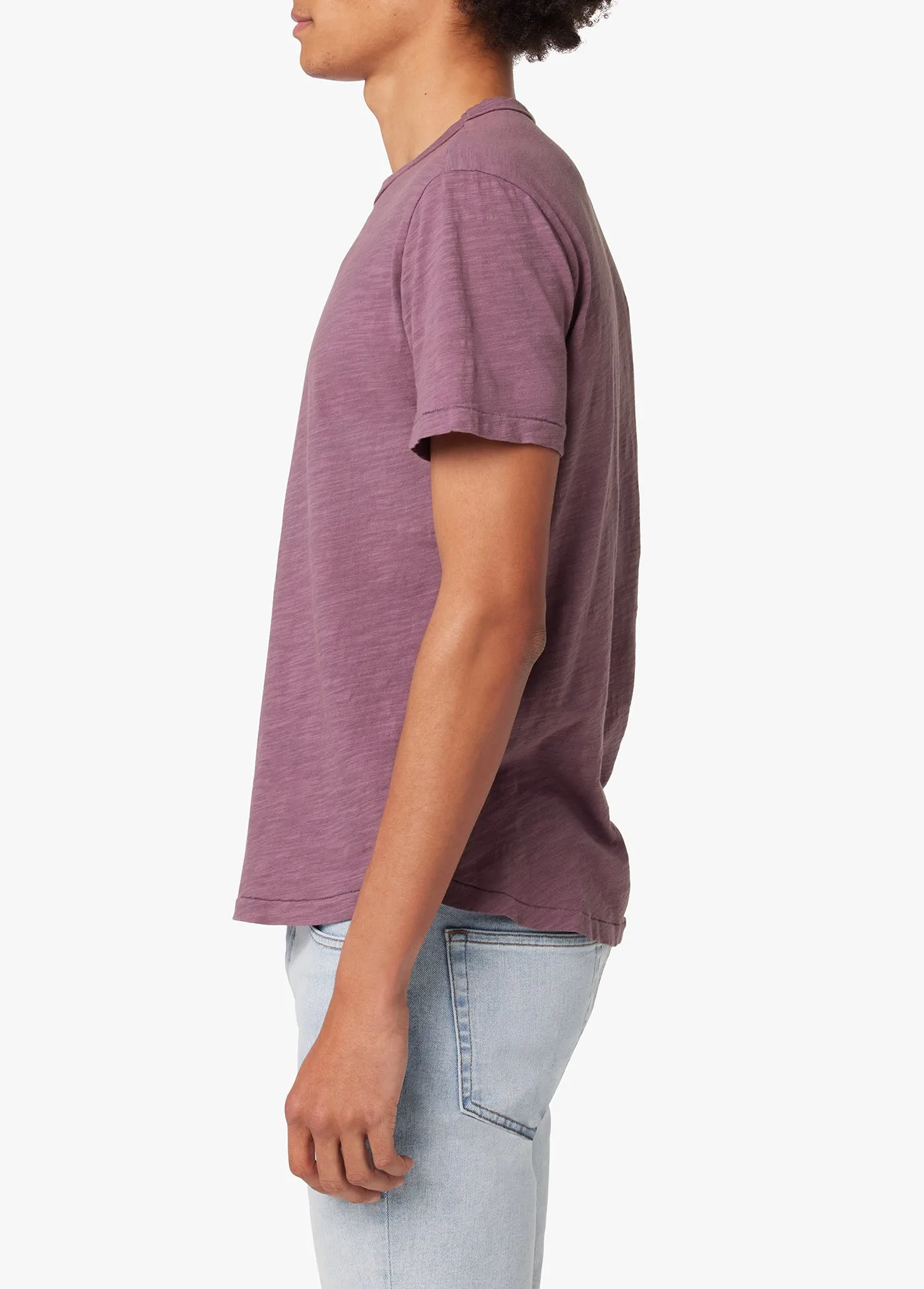 ESSENTIAL CURVED HEM SLUB TEE sold by Joe's Jeans product image thumbnail 2