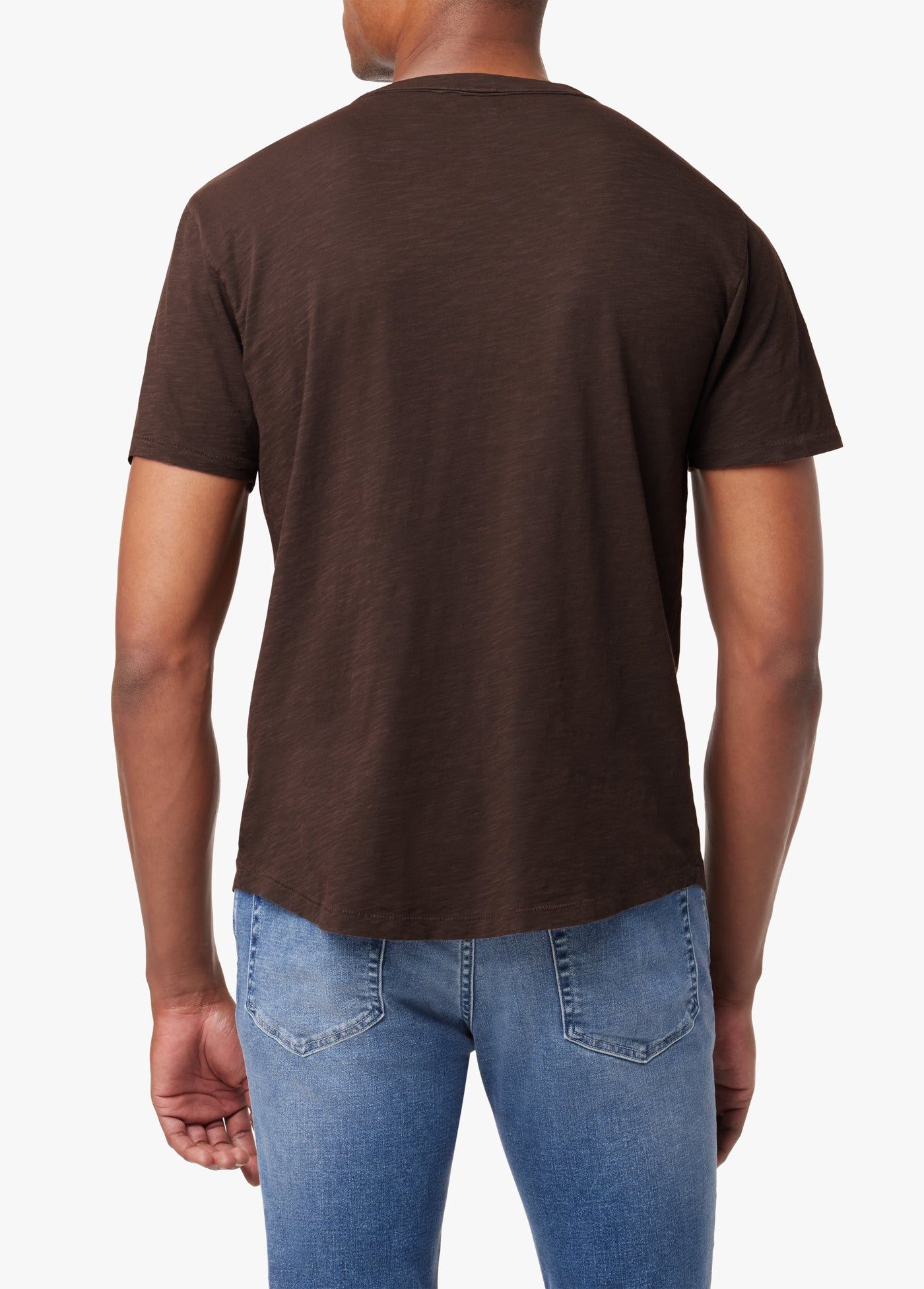 ESSENTIAL CURVED HEM SLUB TEE sold by Joe's Jeans product image thumbnail 3