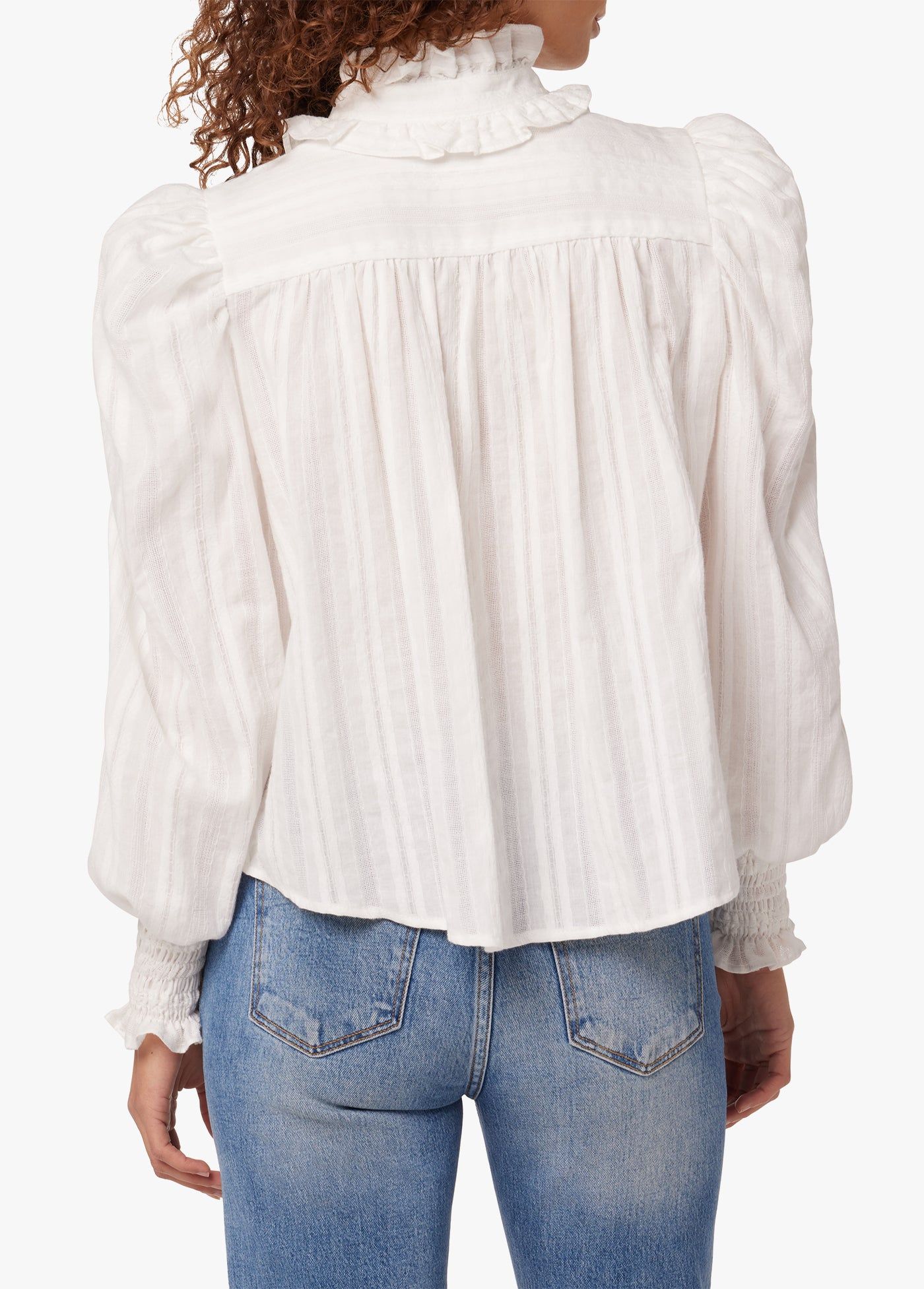 ELIZABETH DRAMATIC BLOUSE sold by Joe's Jeans product image thumbnail 3