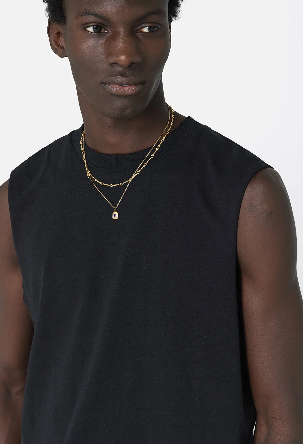 Campus Cut-Off Tee / Black sold by John Elliott product image thumbnail 2