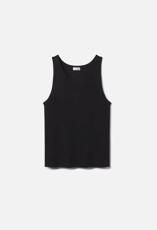 Campus Rib Tank / Black sold by John Elliott