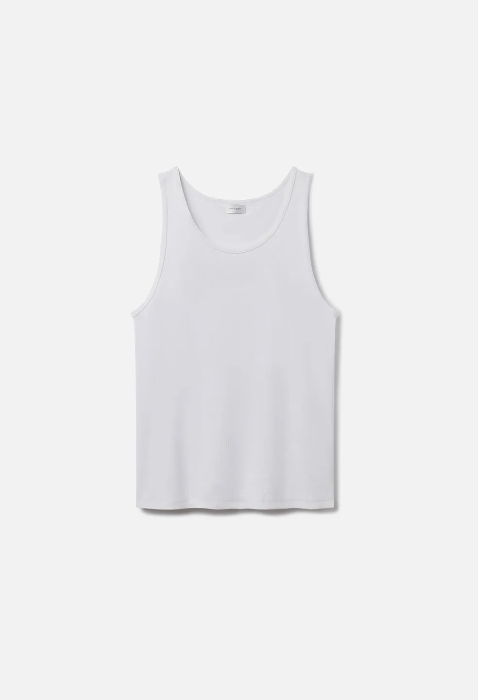 Campus Rib Tank / White sold by John Elliott