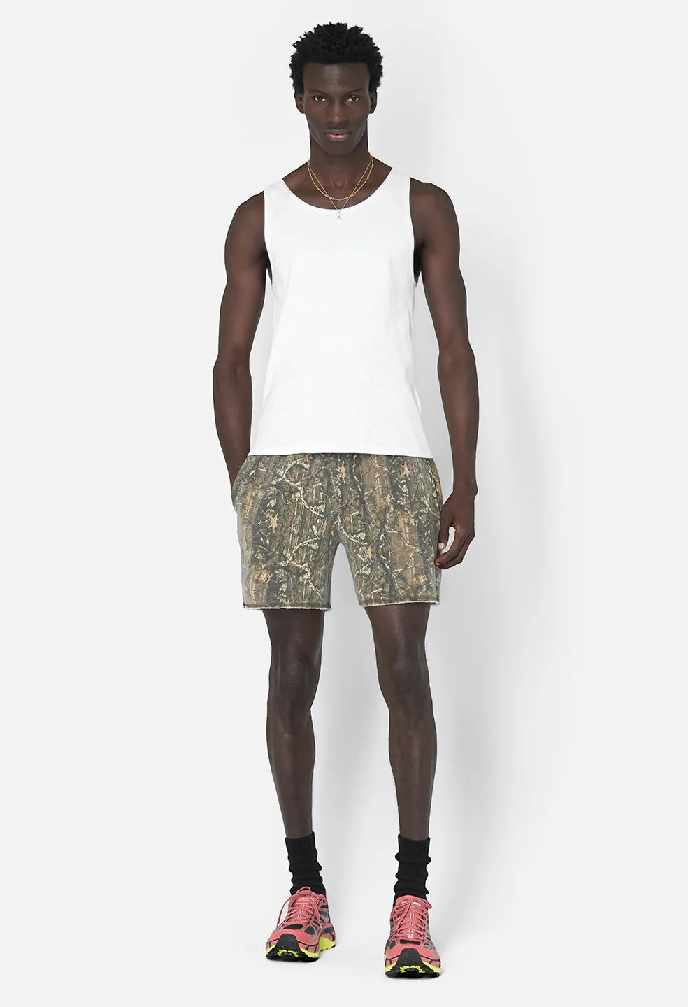 Campus Rib Tank / White sold by John Elliott product image thumbnail 3